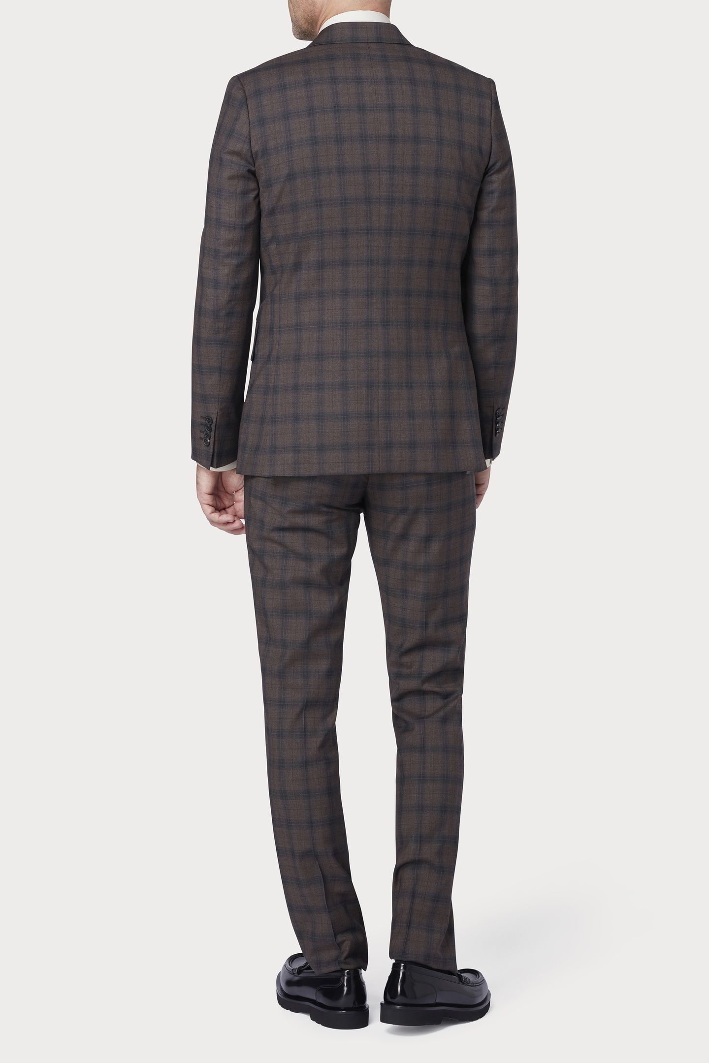 MENS TAILORED FIT 2 BUTTON SUIT HAZELNUT 6