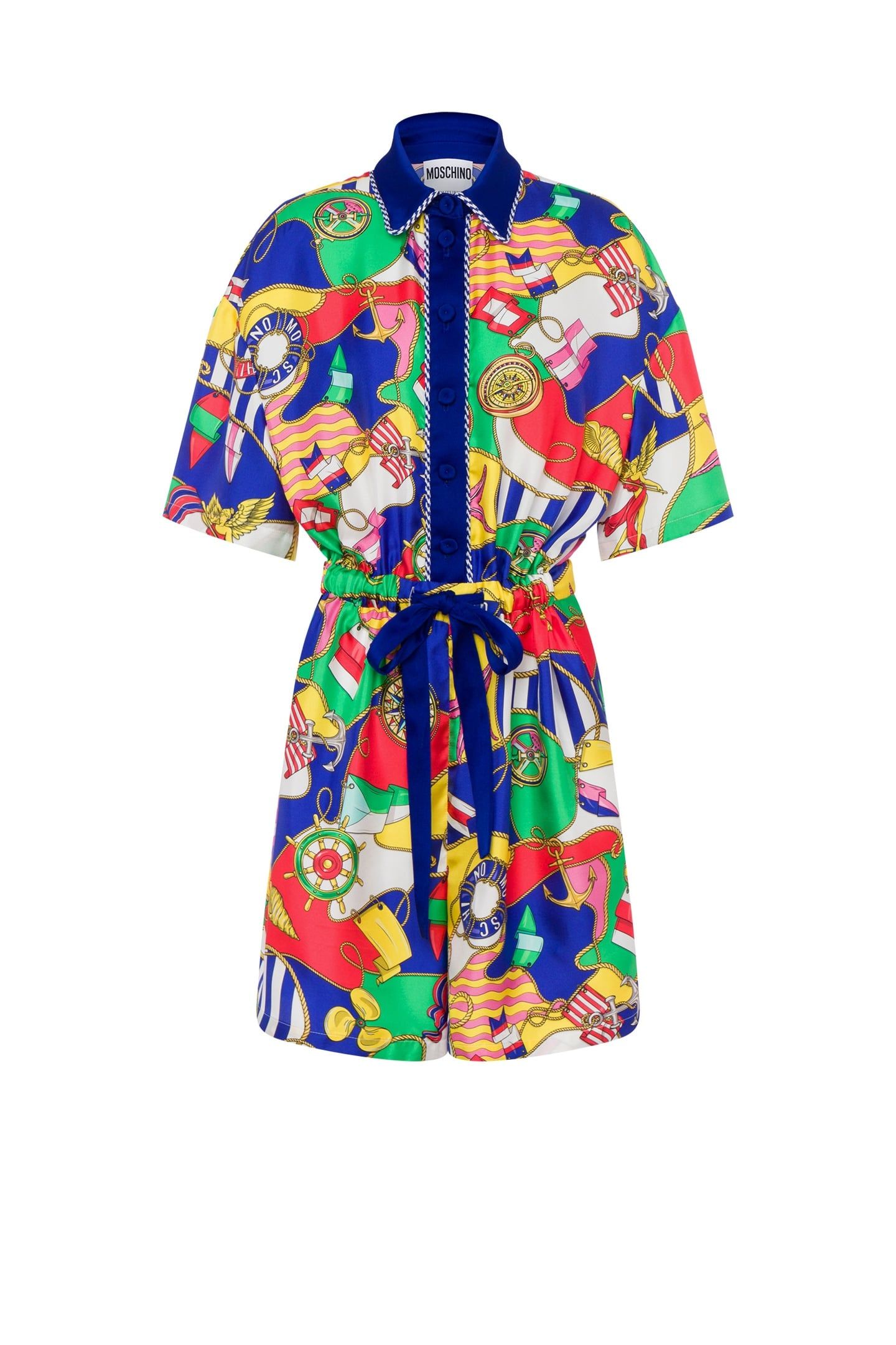 ALLOVER NAUTICAL SILK TWILL SUIT MULTICOLOR 3