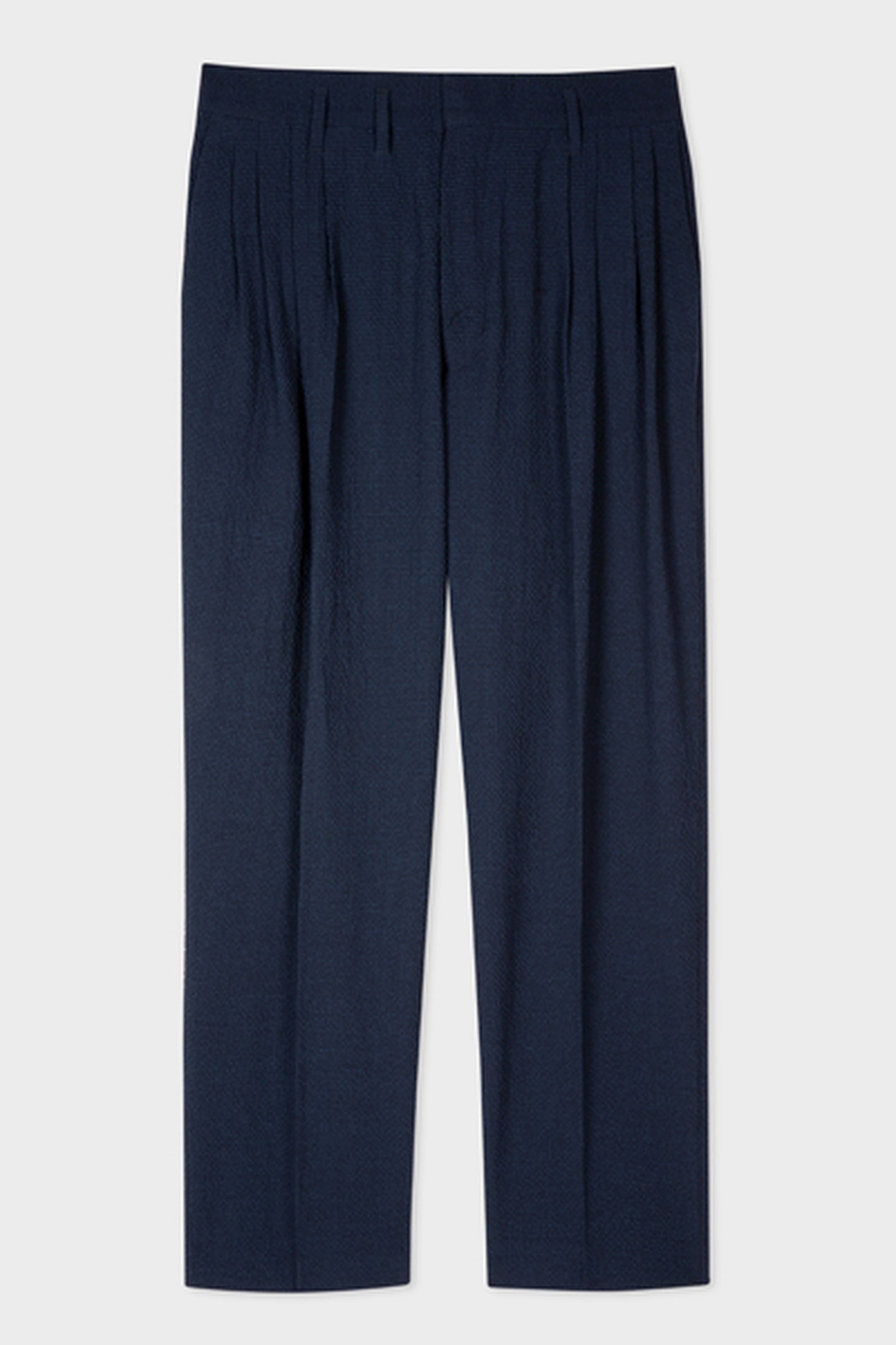 GENTS PLEATED TROUSER VERY DARK NAVY 4