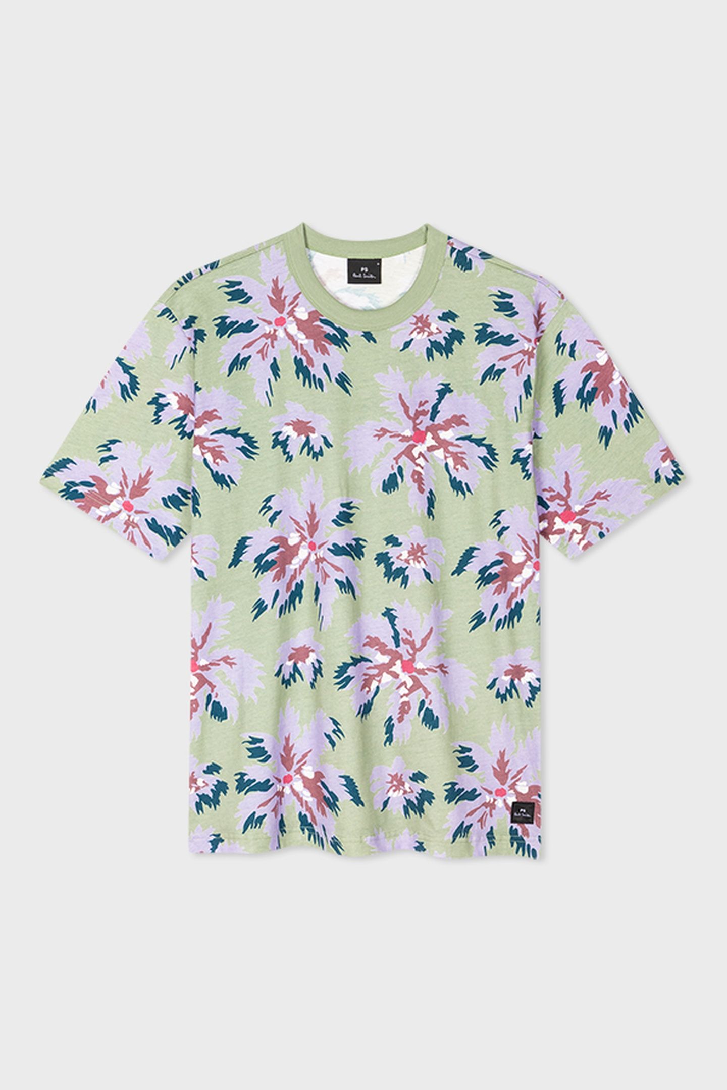 MENS SS T SHIRT PALMERA MILITARY GREEN 5