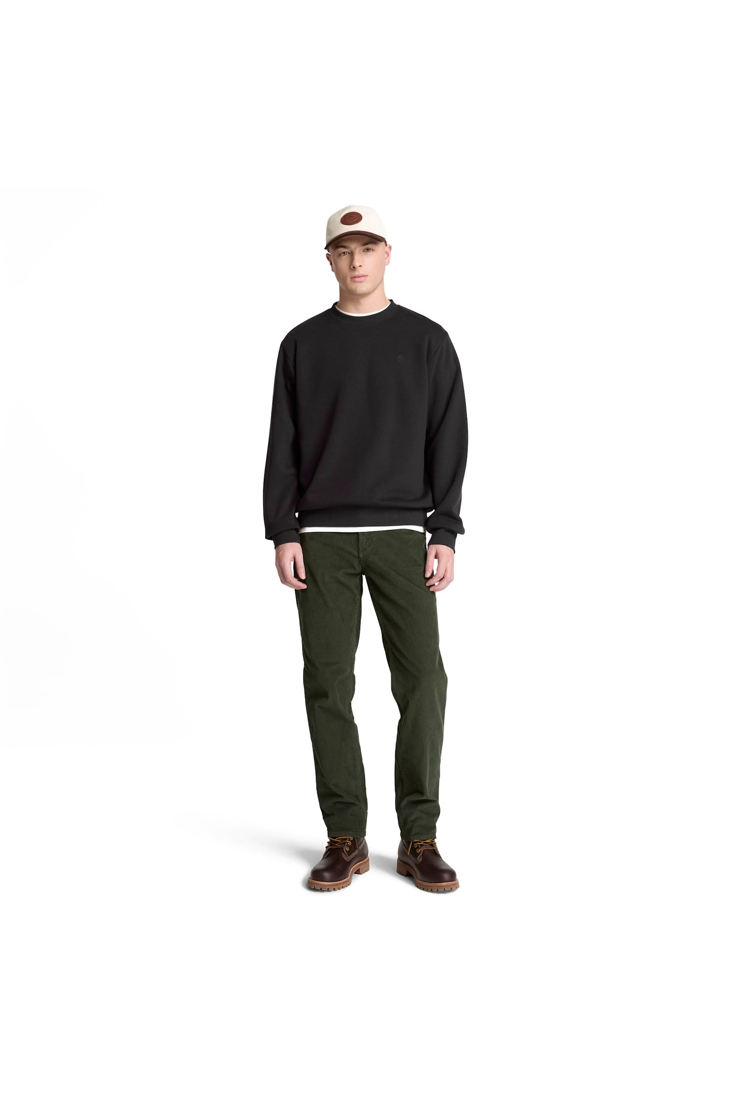 OYSTER RIVER CHEST LOGO BB CREW SWEATSHIRT BLACK 4