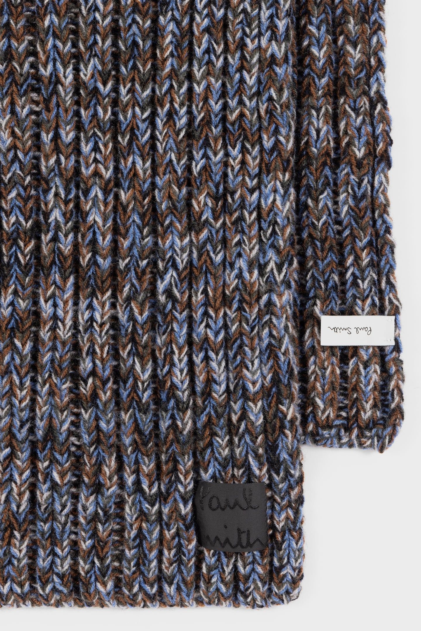 MEN SCARF CHUNKY TWISTED SLATE 10