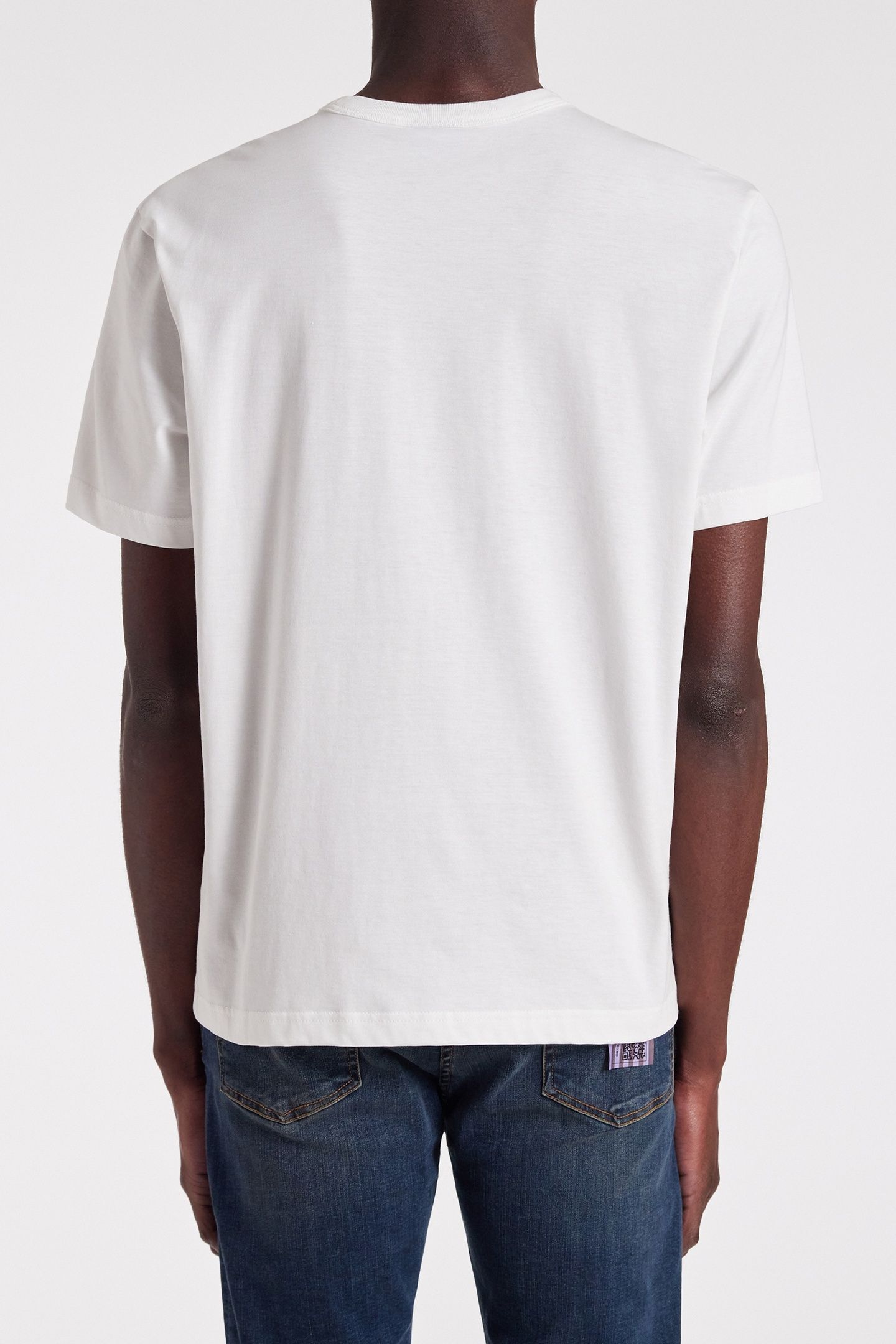 MENS REG FIT SS TSHIRT ZEBRA WHITE 2