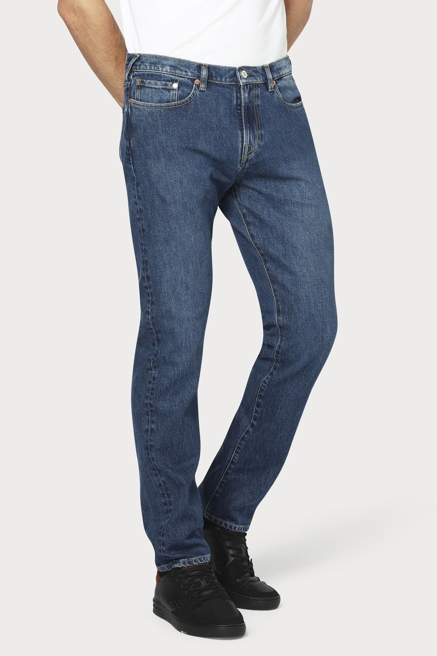 MENS TAPERED FIT JEAN MEDIUM BASE 1