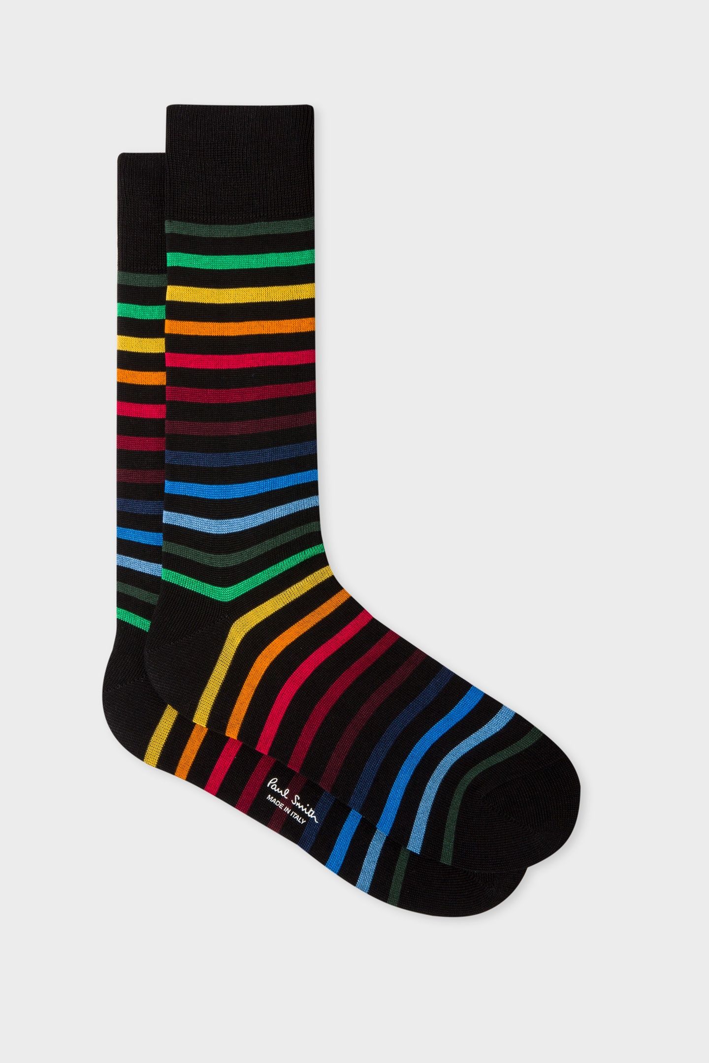 MEN SOCK NEO RAINBOW BLACK 2