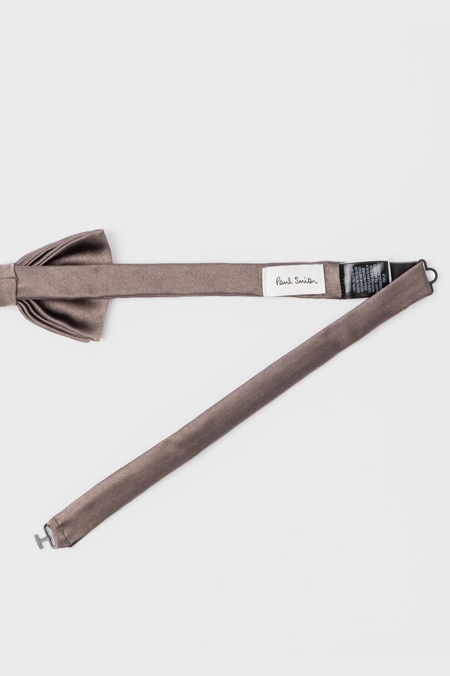 MEN BOWTIE PLAIN SILK MAUVE 3