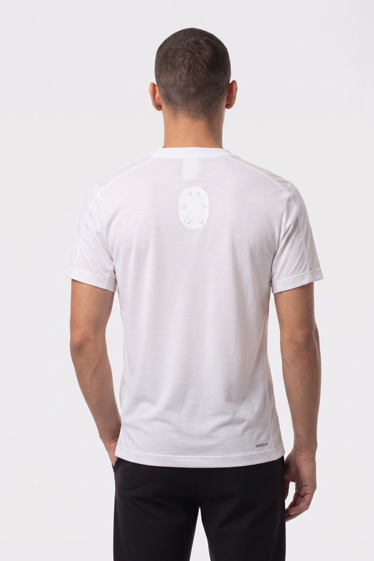 UNISEX PERFORMANCE YOGA PREMIUM TRAINING T-SHIRT WHITE 4