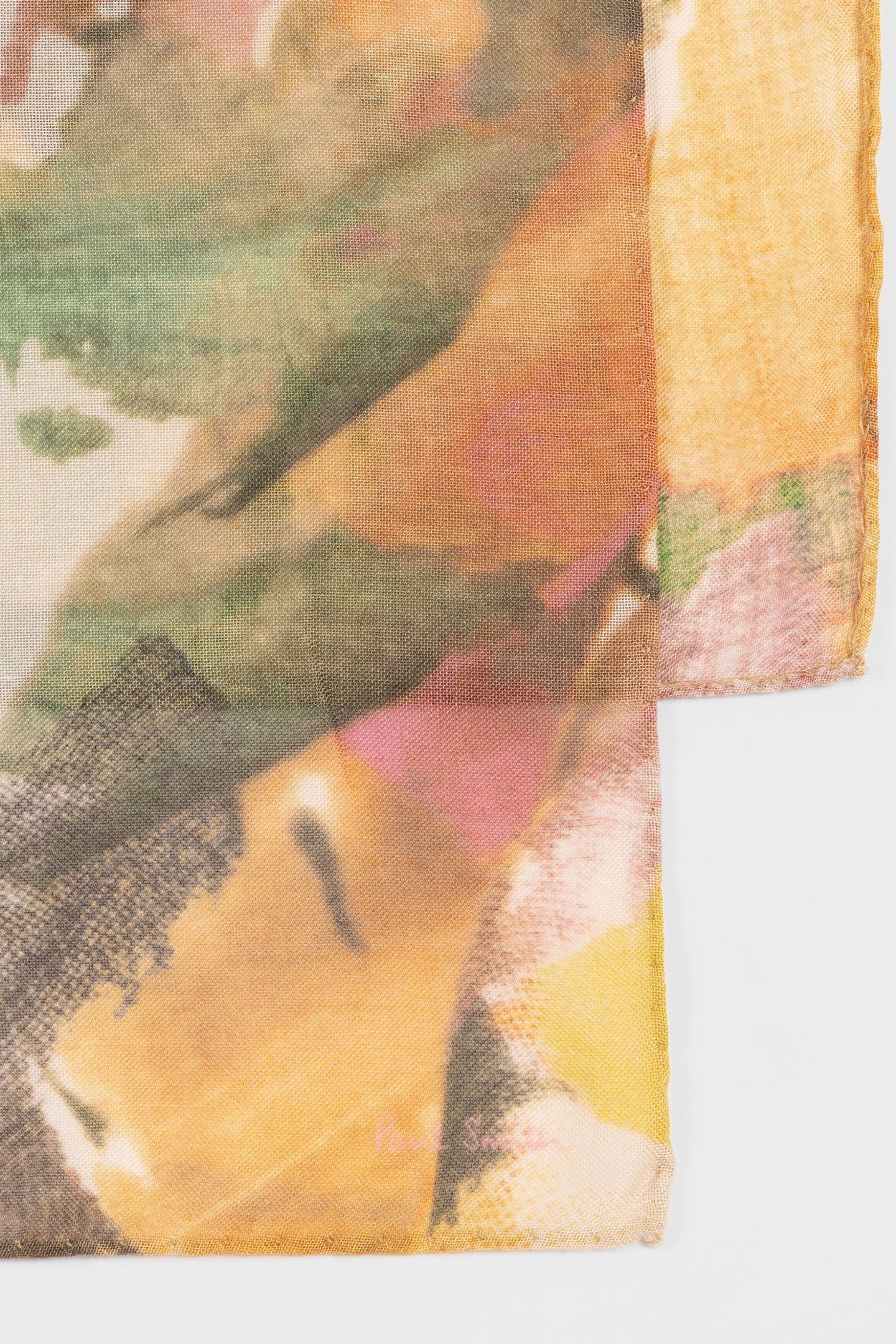 WOMEN SCARF FABRIC FLORAL PINK 4