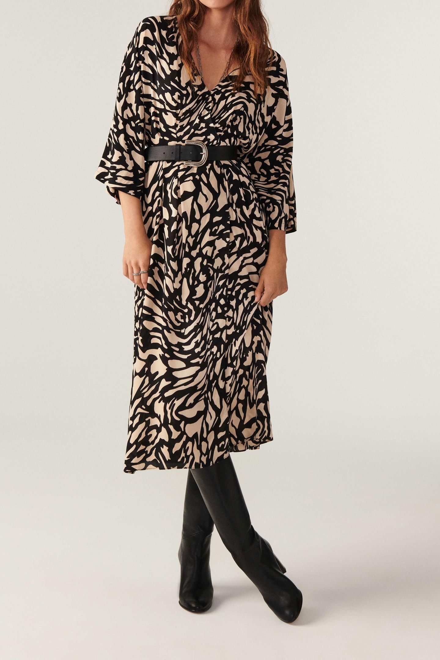 MID-LENGTH DRESS BLACK 4