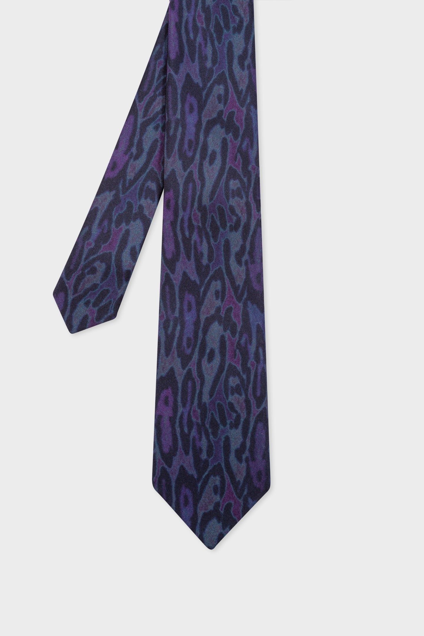 MEN TIE ANIMAL GRAIN NAVY 5