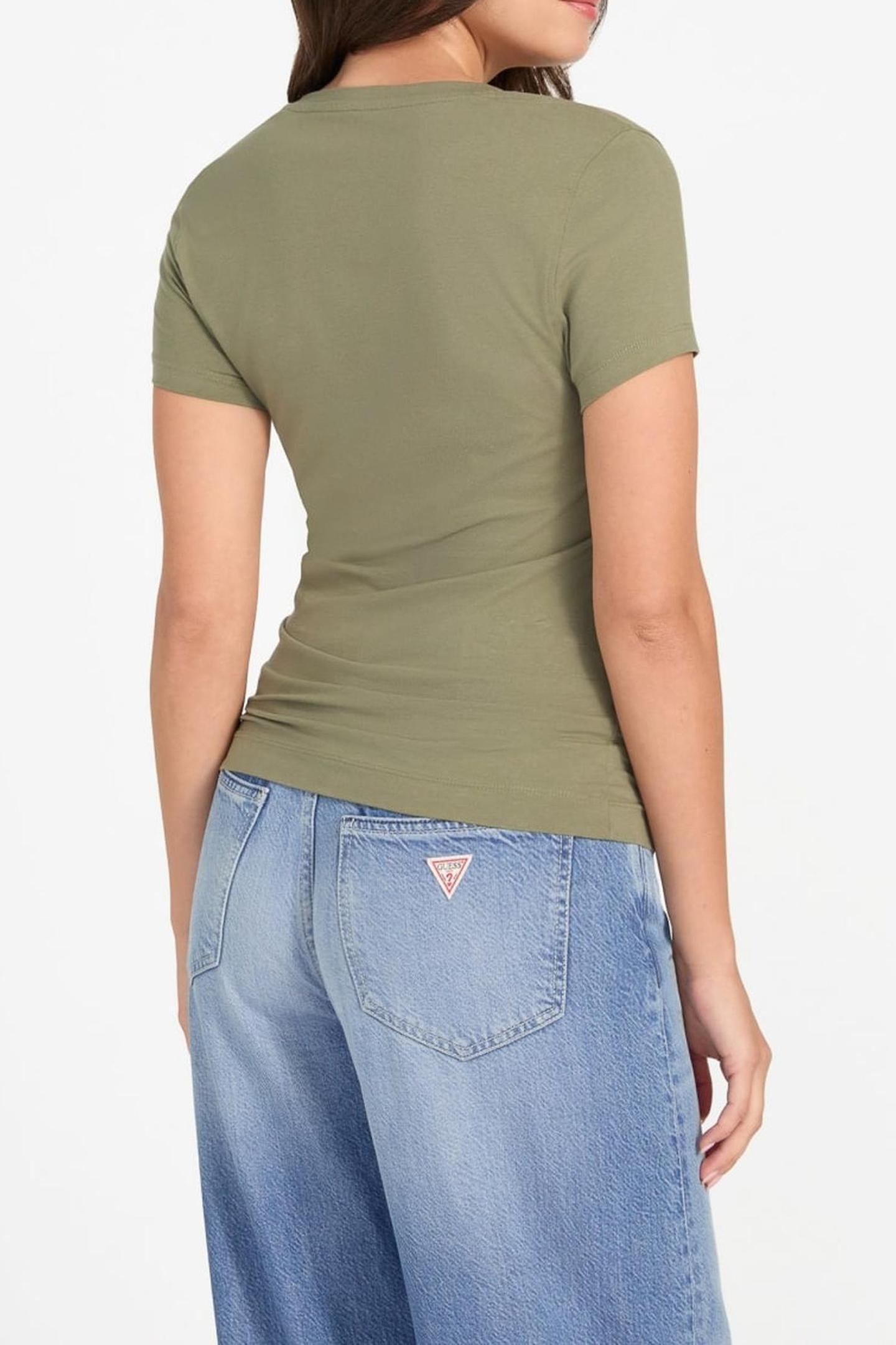 SS LOGO HOT FIX TEE LICHEN LEAF GREEN 5