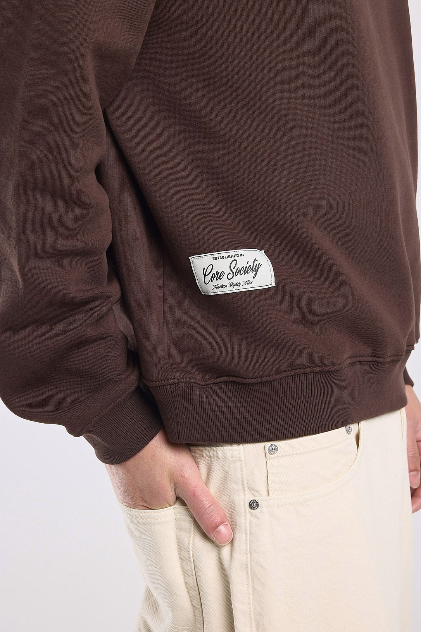 SOOD HALF ZIP MUD 6