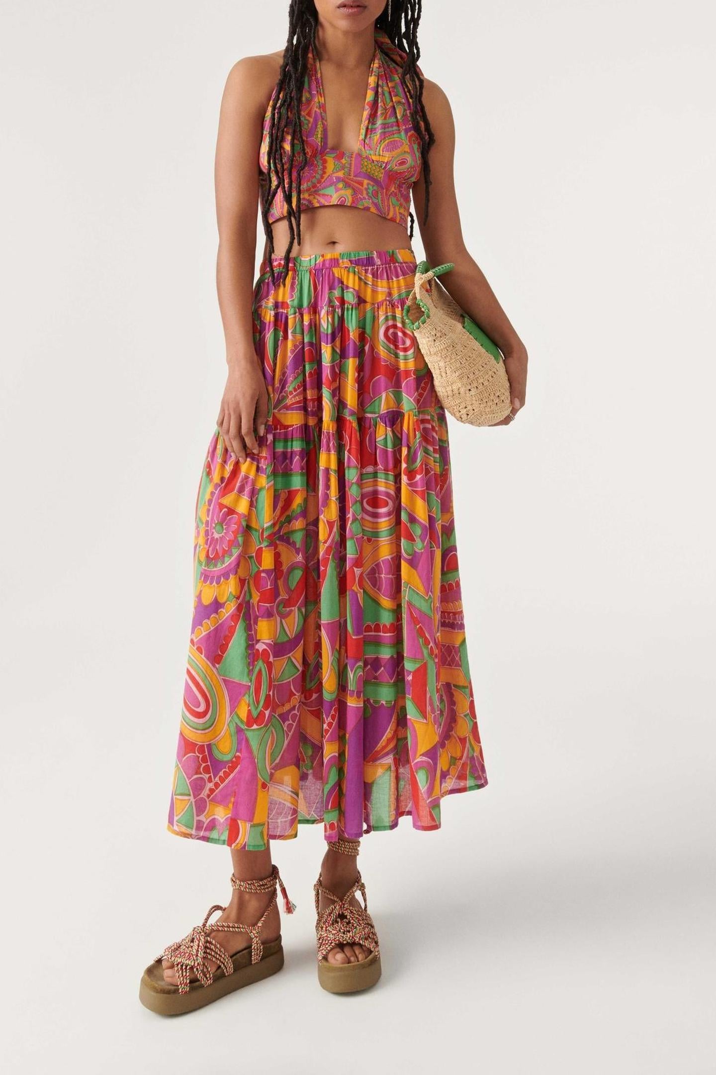 LONG SKIRT FUSCHIA 4