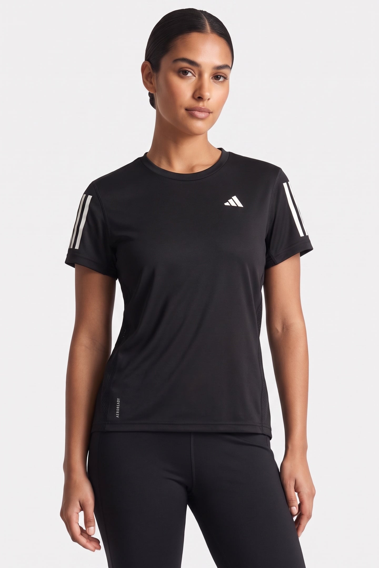 PERFORMANCE OWN THE RUN TEE BLACK 1