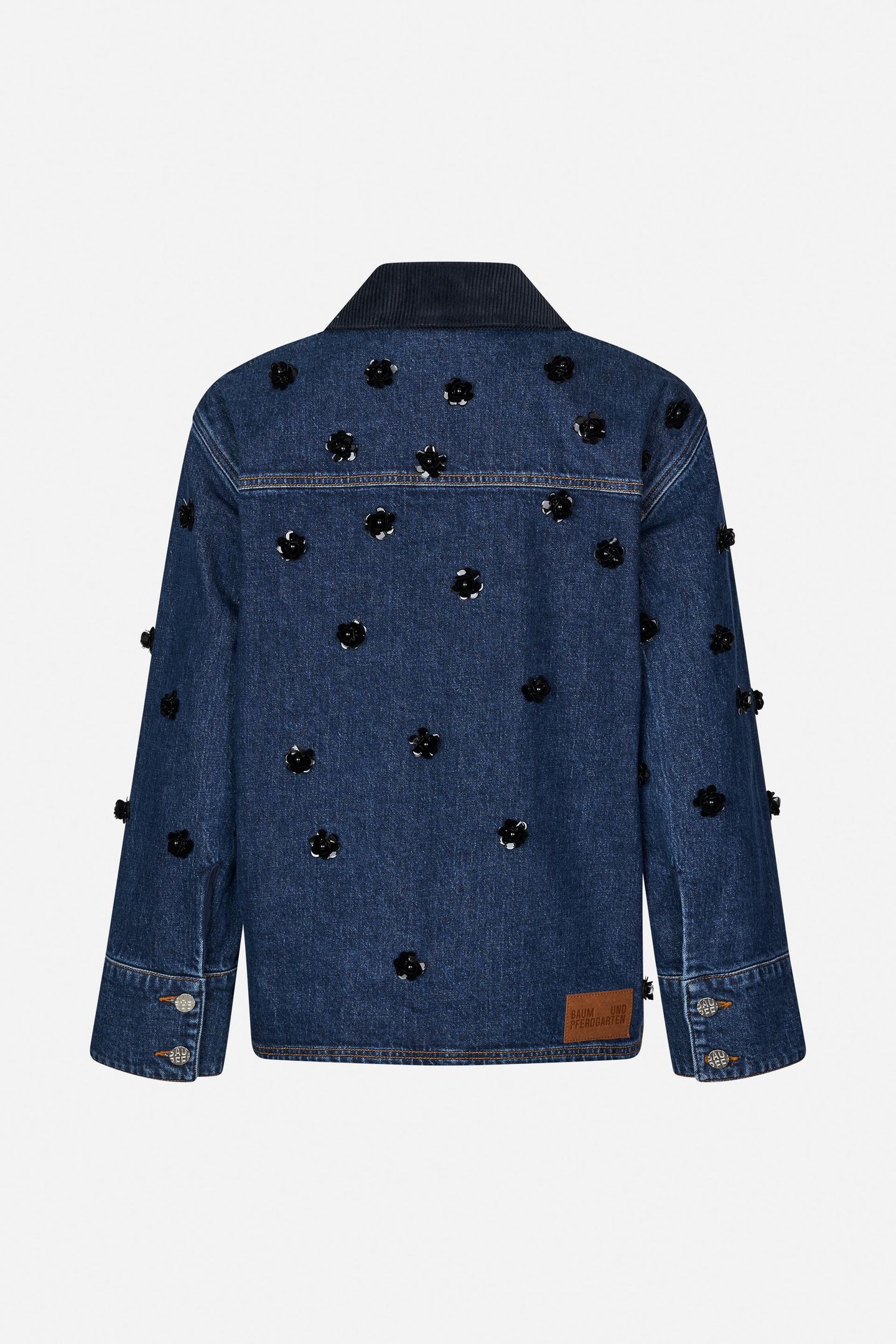 BEANNIE JACKET DENIM SEQUINCE FLOWER 5