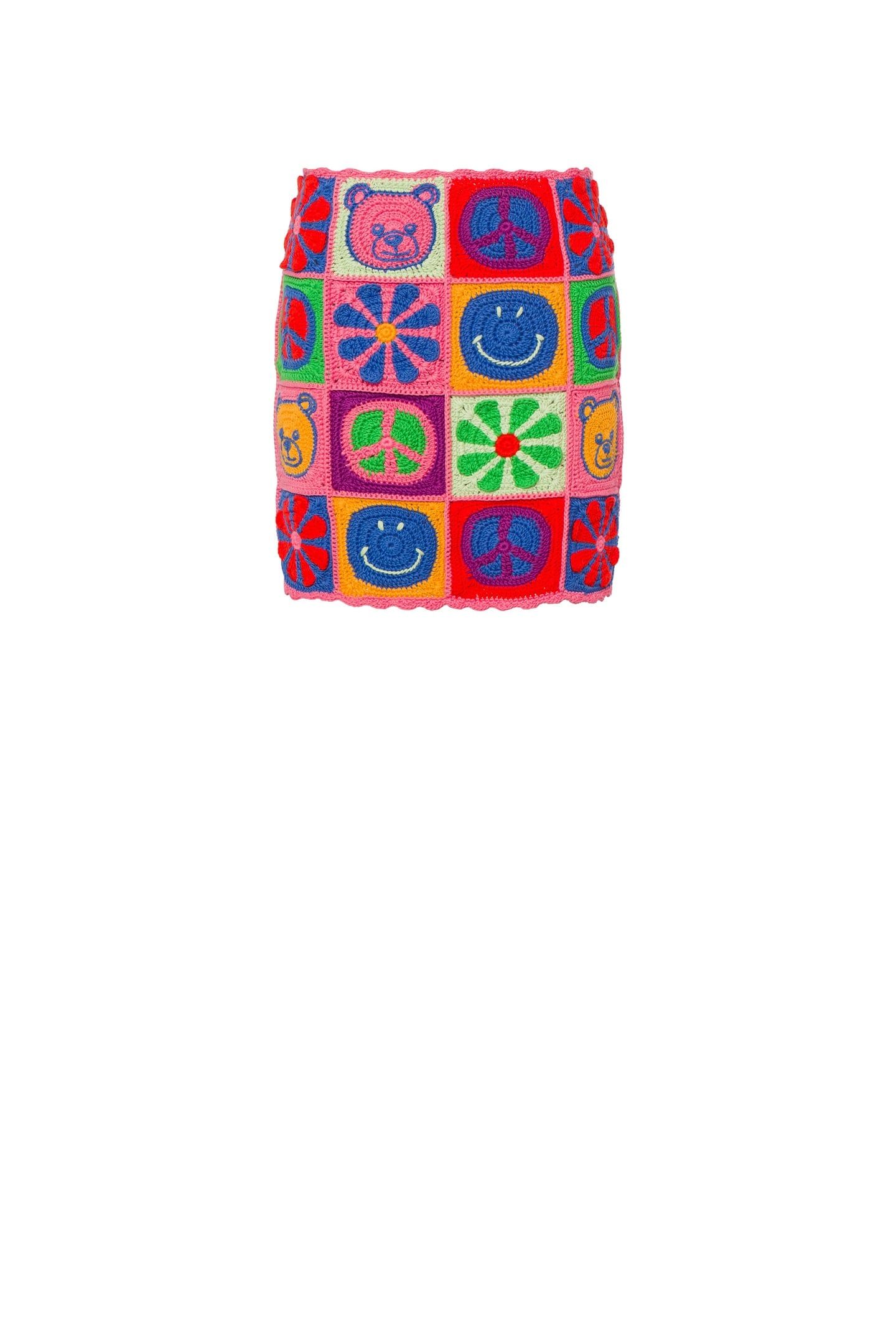 KNITTED SKIRT PINK 3