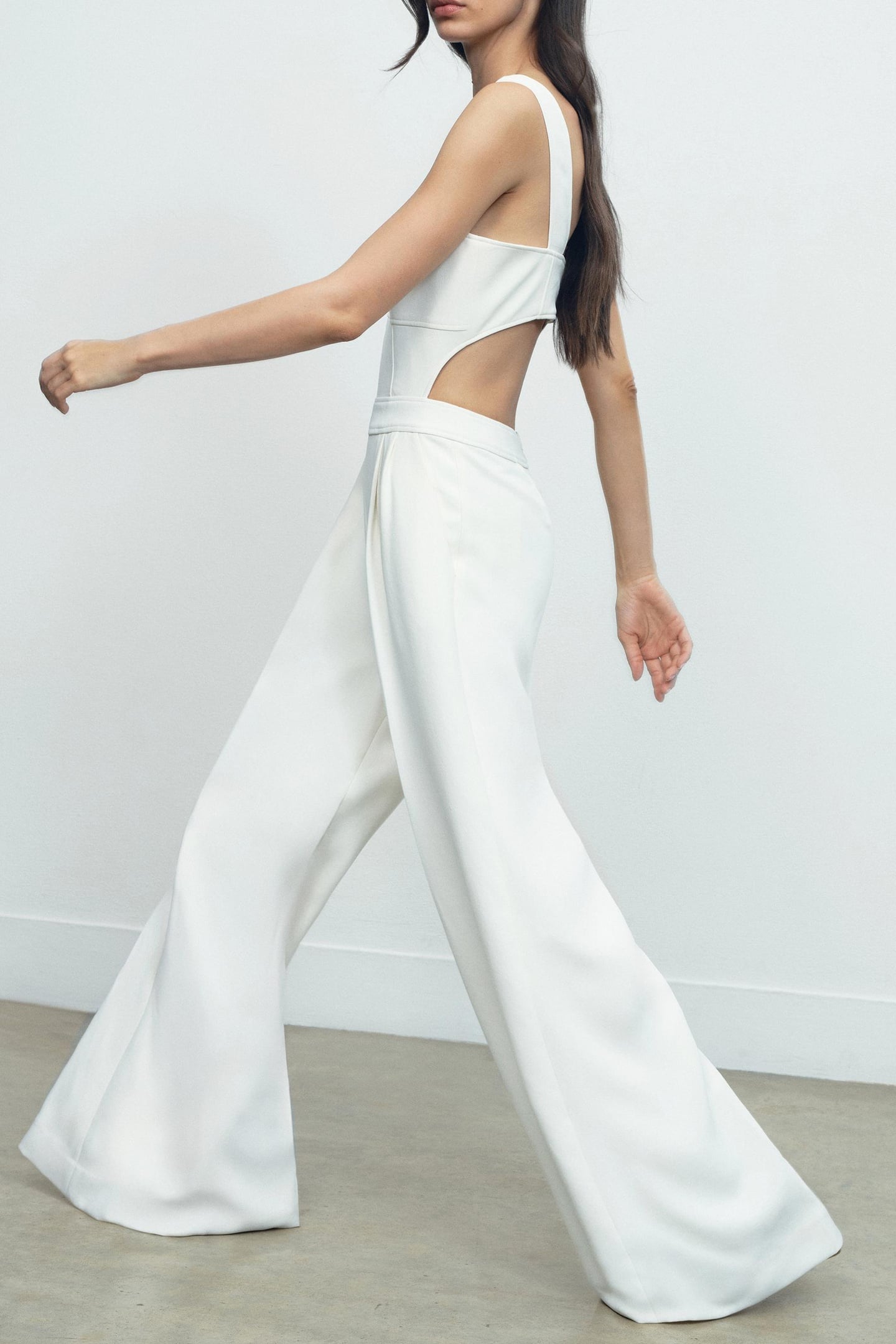 WIDE LEG OCCASION JUMPSUIT IVORY 7