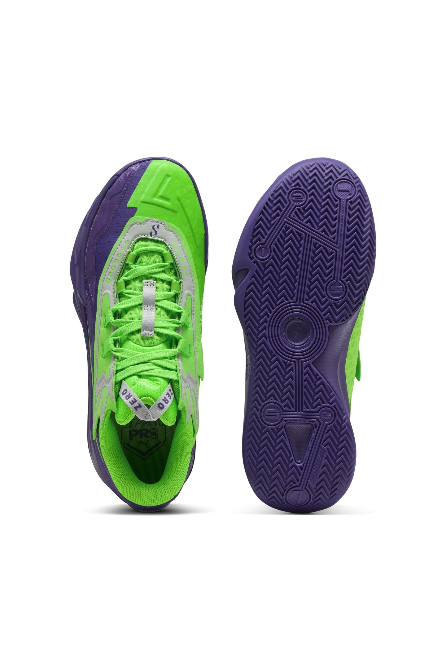 UNISEX SCOOT ZEROS II NXTPRO HOOPS TEAM VIOLET-FLURO GREEN P 5