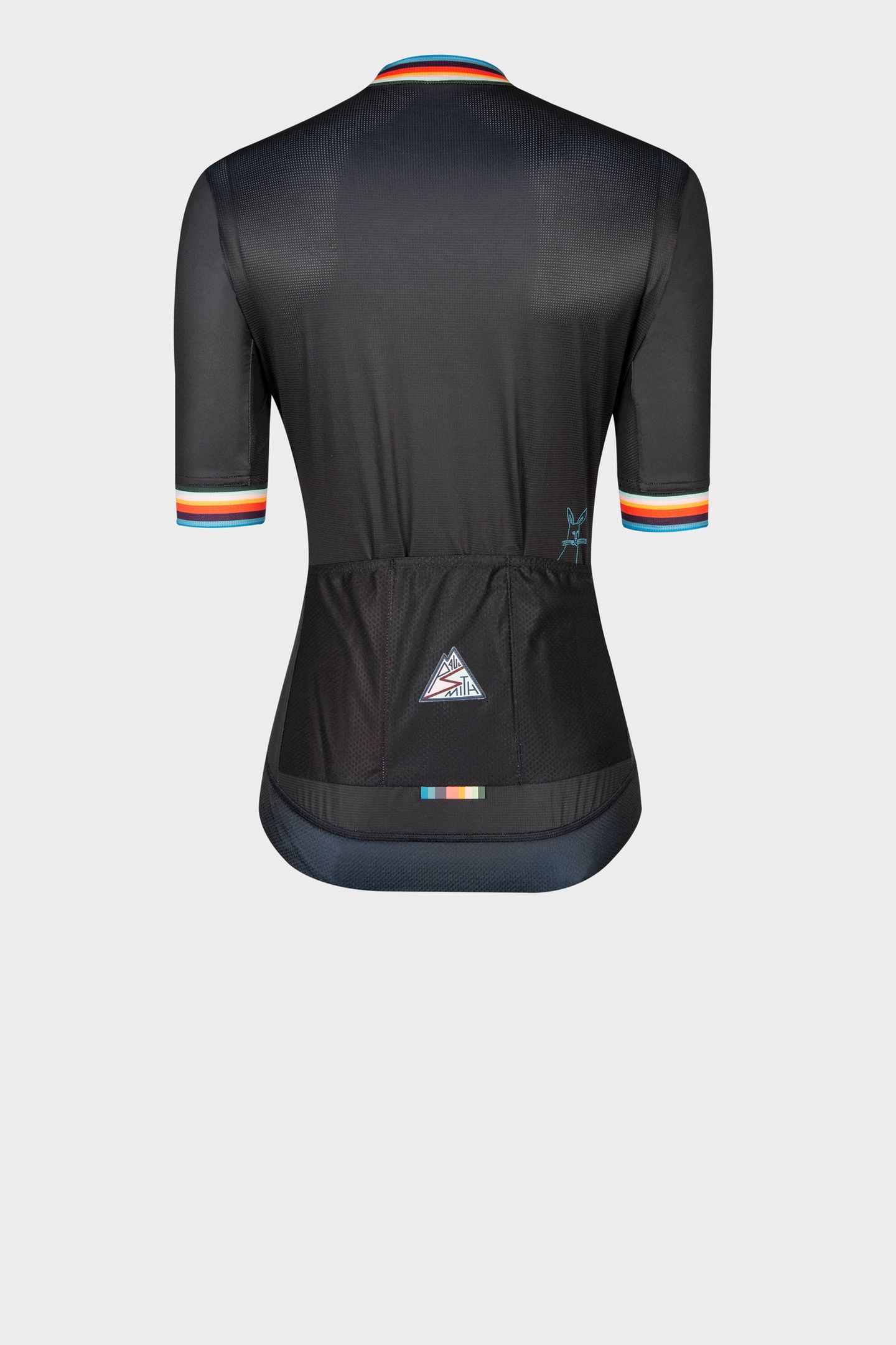 WOMENS CYCLE JERSEY S/S ARTIST STRIPE BLACK 9