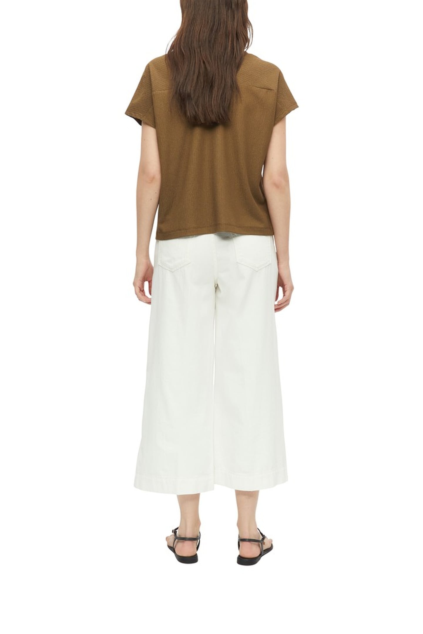 S.OLIVER T-SHIRTS BROWN 3