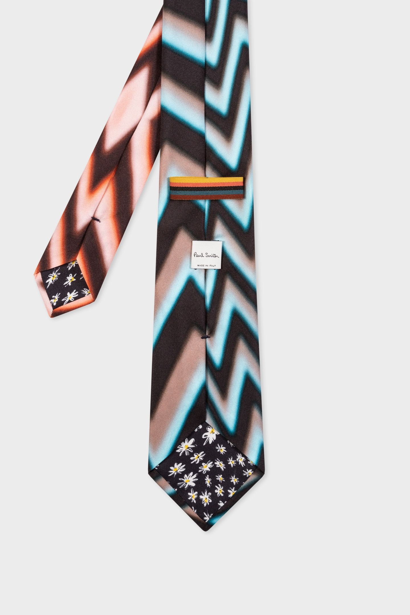 MEN TIE ZIGZAG LIGHT BLUE 2