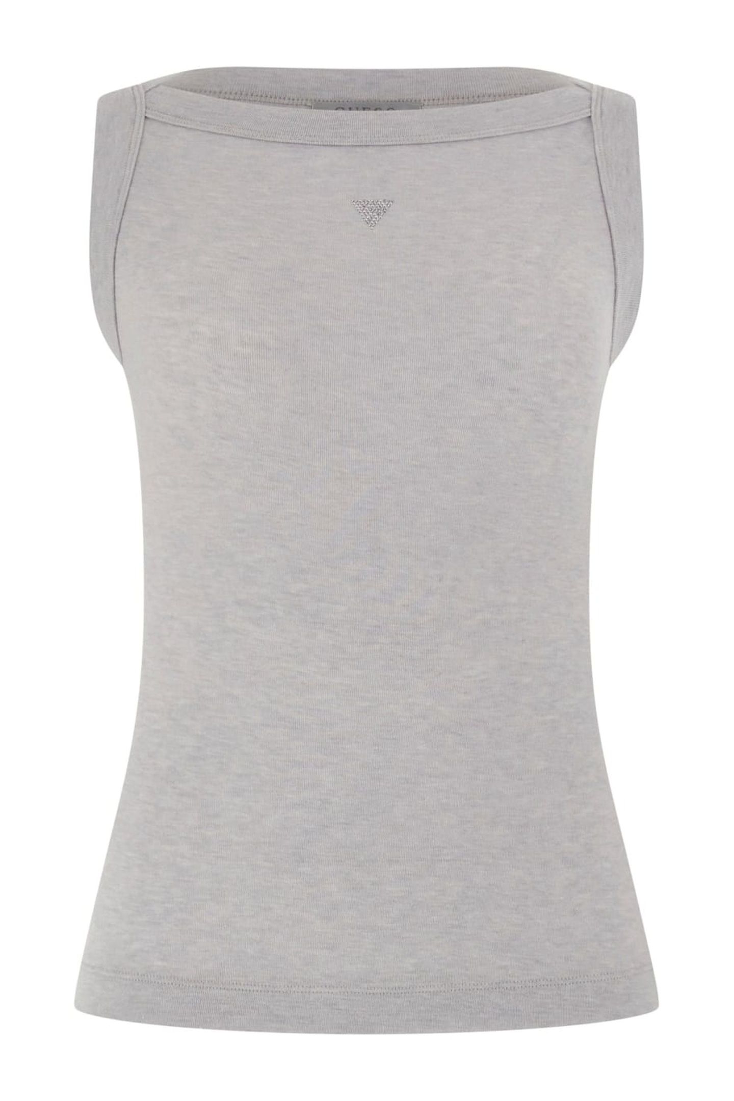 TINA RIBS TANK TOP SILK GRAY 3