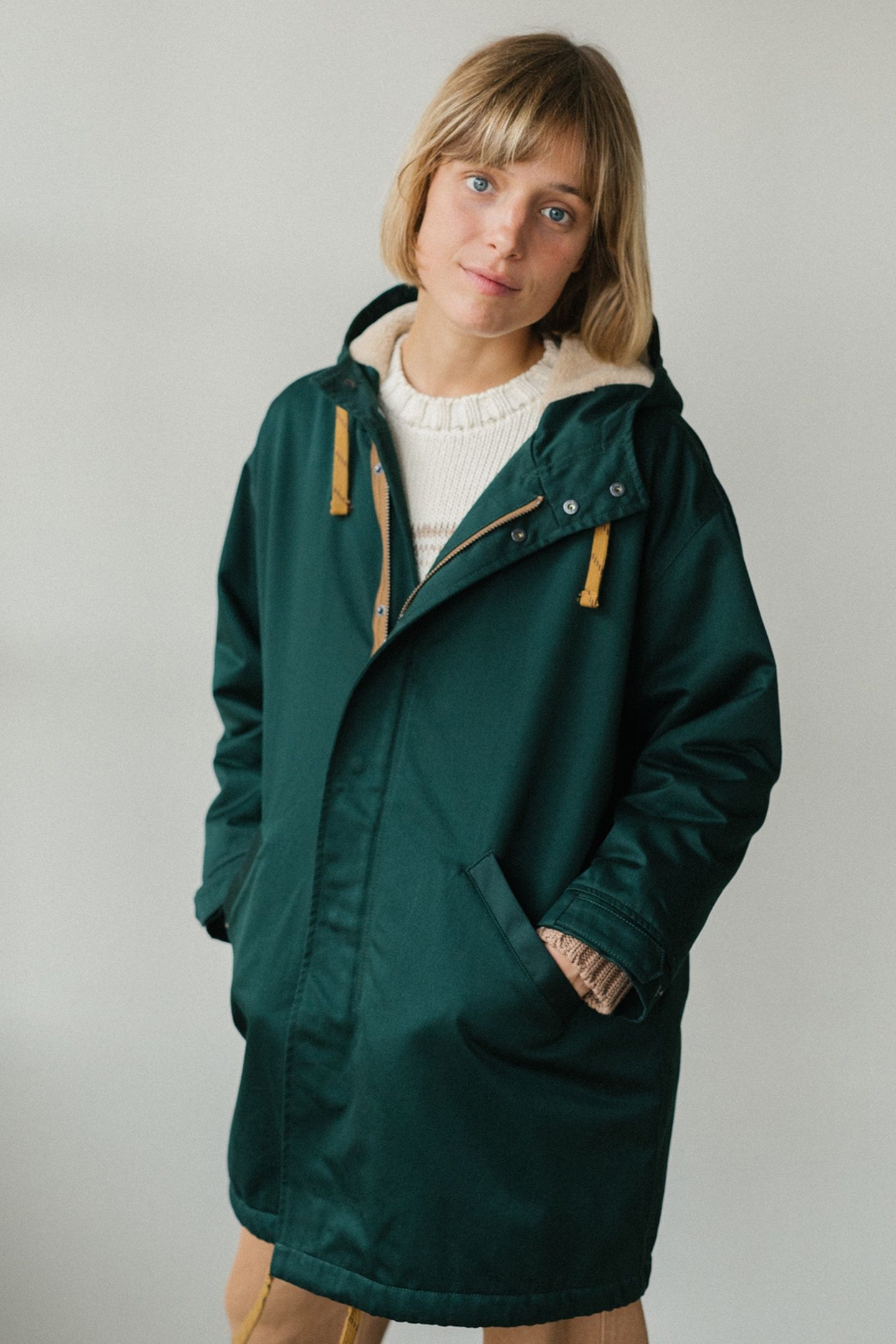 TANNA JACKET DARK GREEN 1