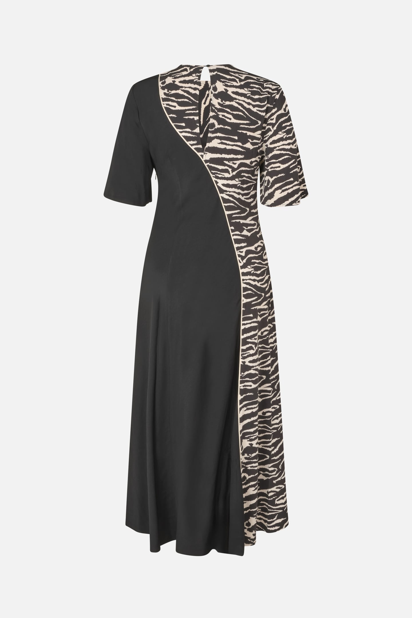 ANABEL DRESS BLACK WHISPER ZEBRA 4