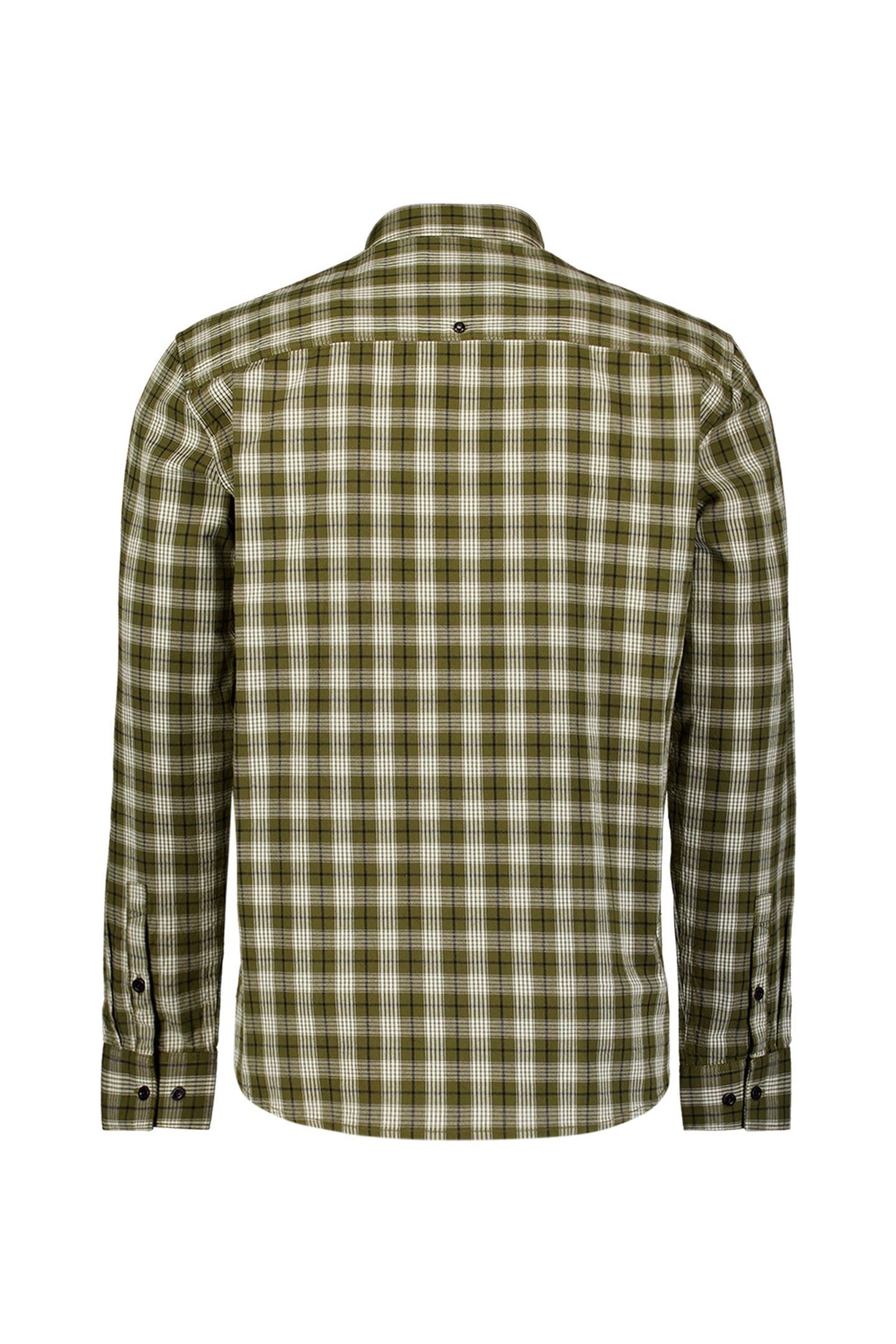 SHIRT YARN DYED CHECK MOSS 6