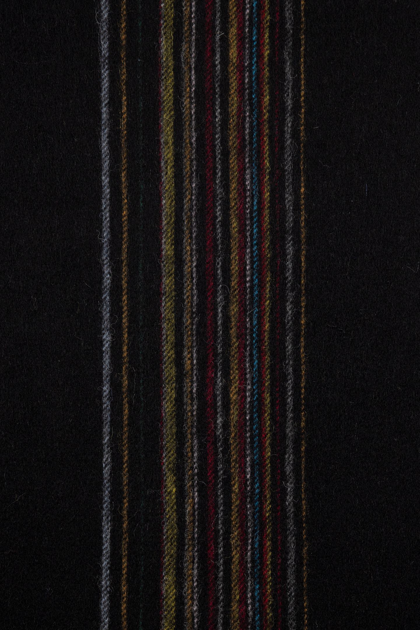 MEN SCARF OFFSET SIGNATR BLACK 4