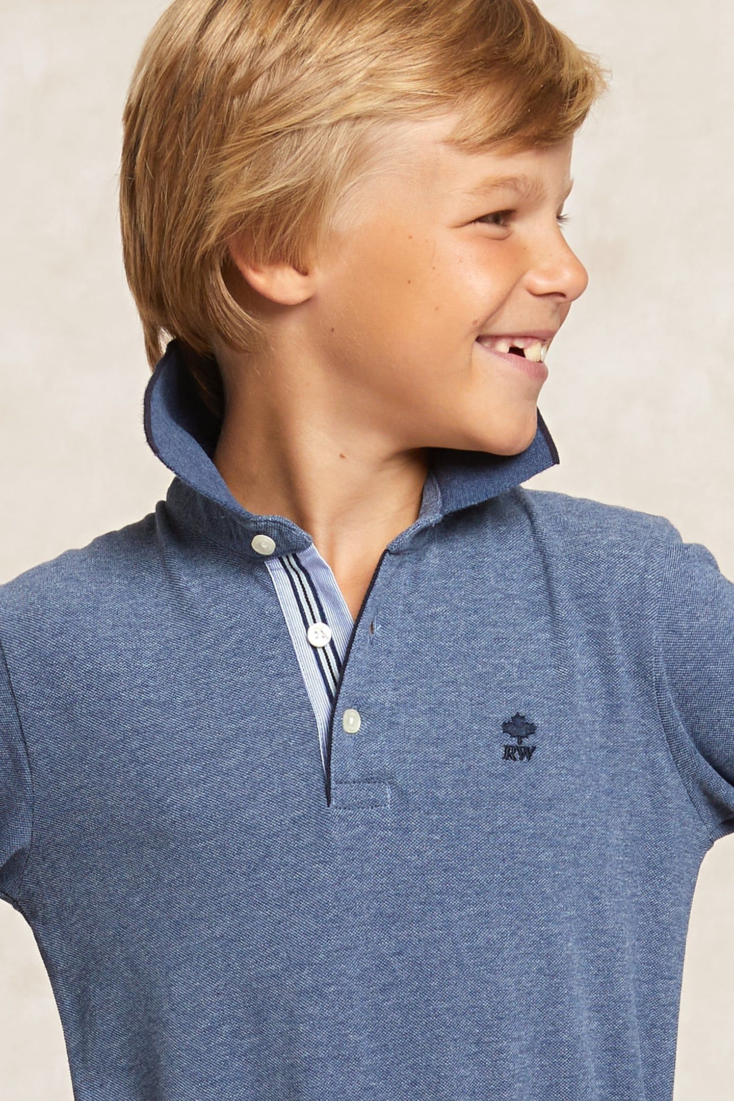 CUSTOM FIT COTTON POLO MOONLIGHT MIX 4