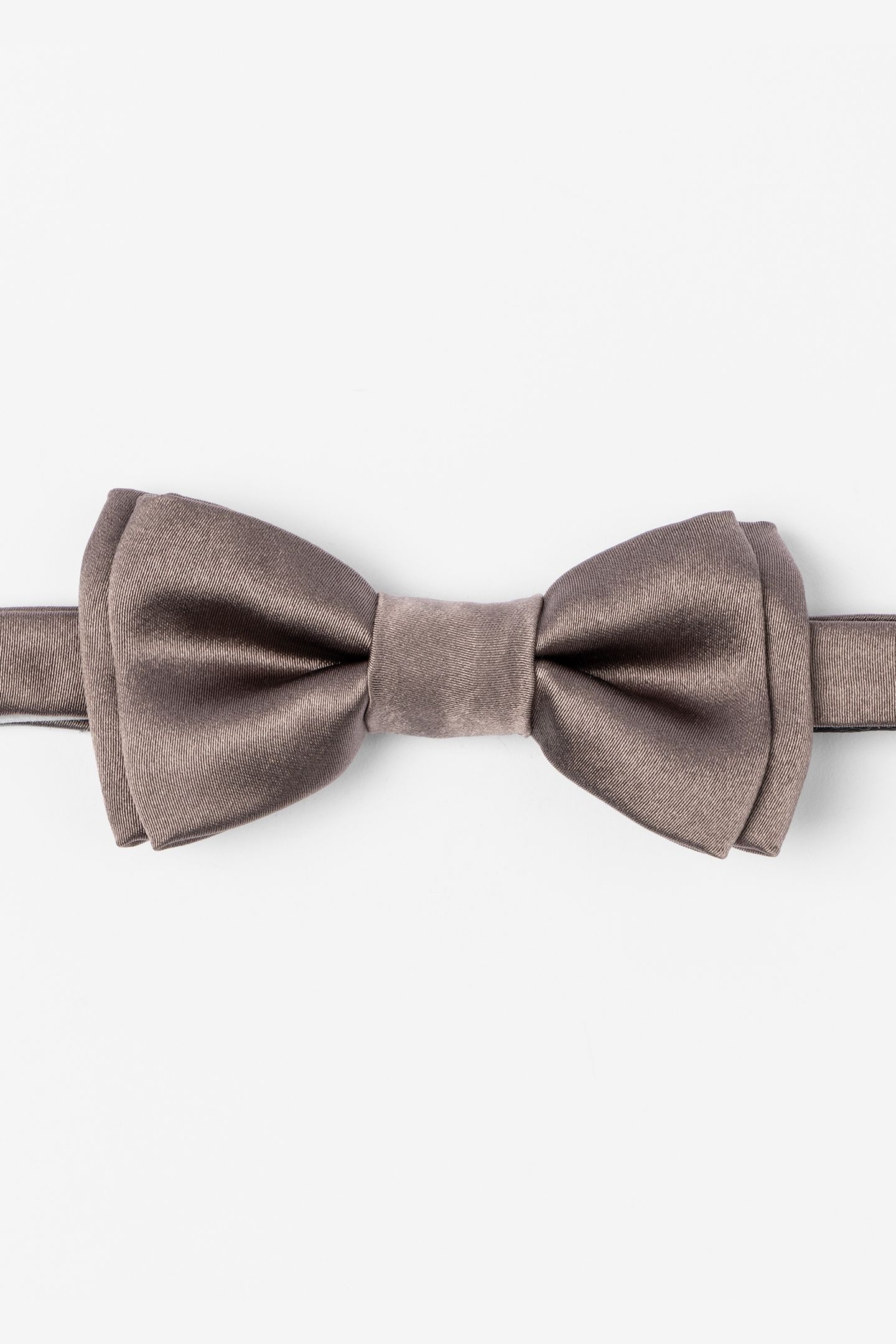 MEN BOWTIE PLAIN SILK MAUVE 1