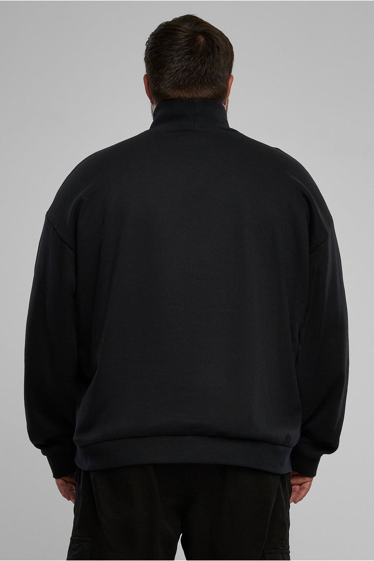 HIGH RIB NECK CREW BLACK 2
