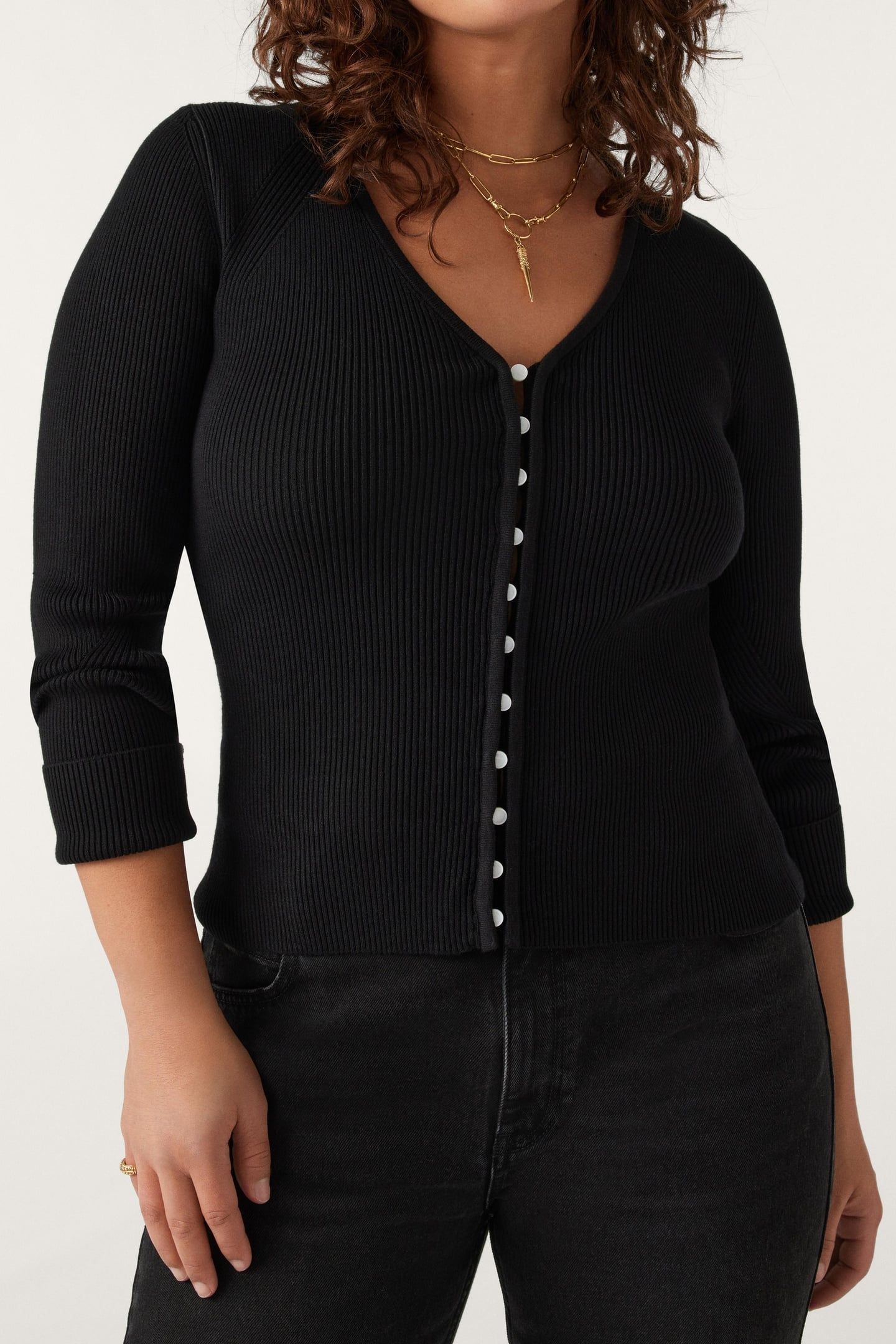 LONG SLEEVES KNIT BLACK 1