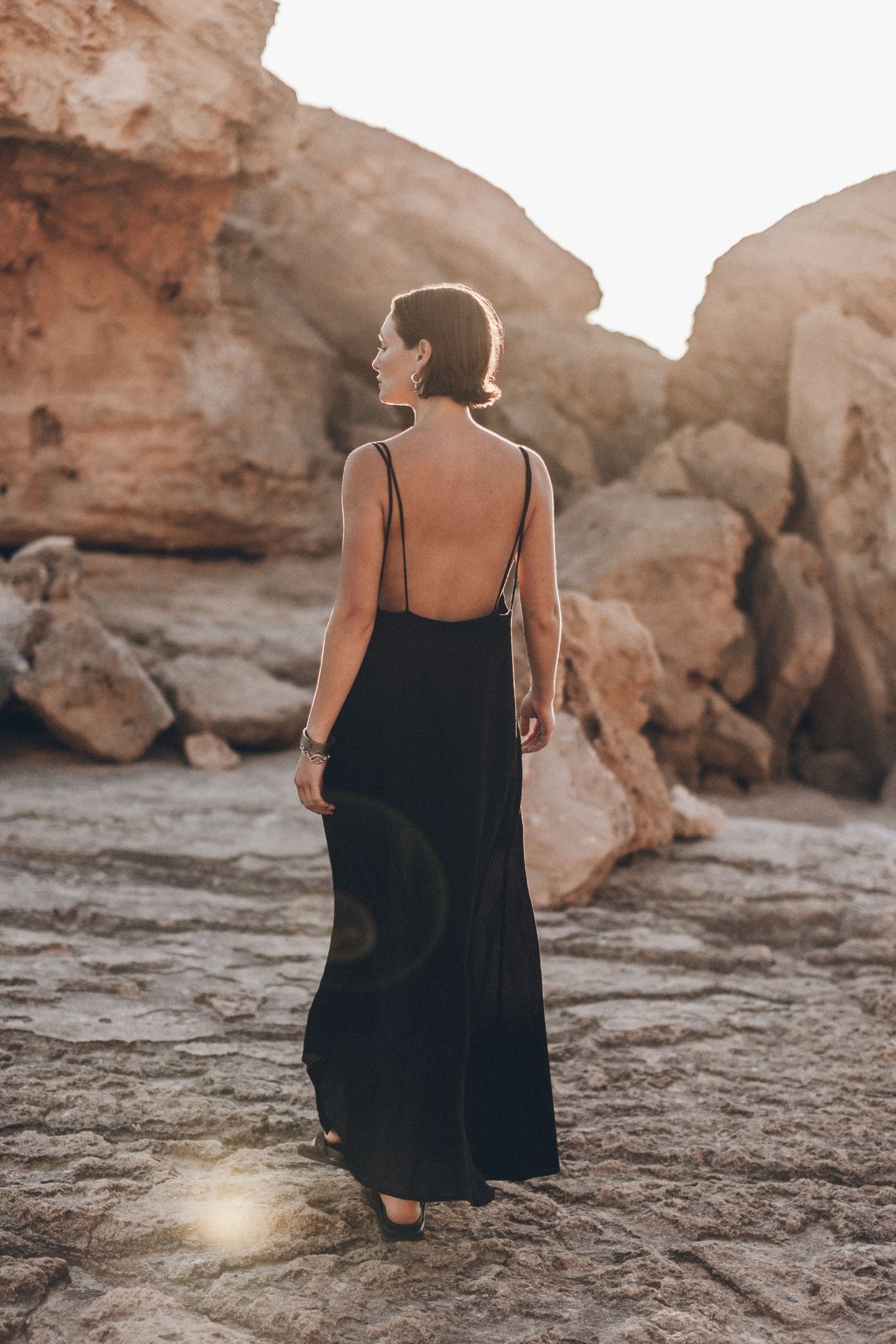 THE BLACK MAXI DRESS BLACK 2
