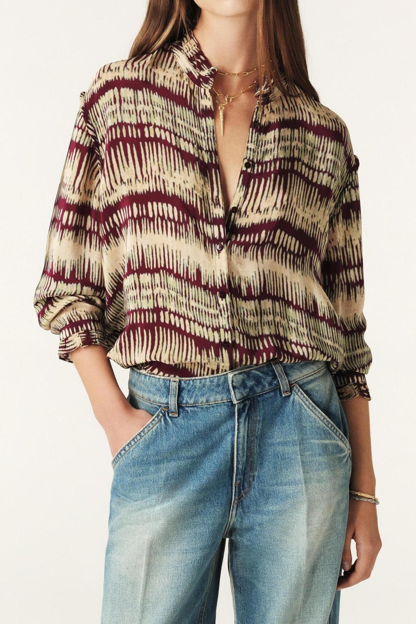 LONG SLEEVES SHIRT BORDEAUX 1