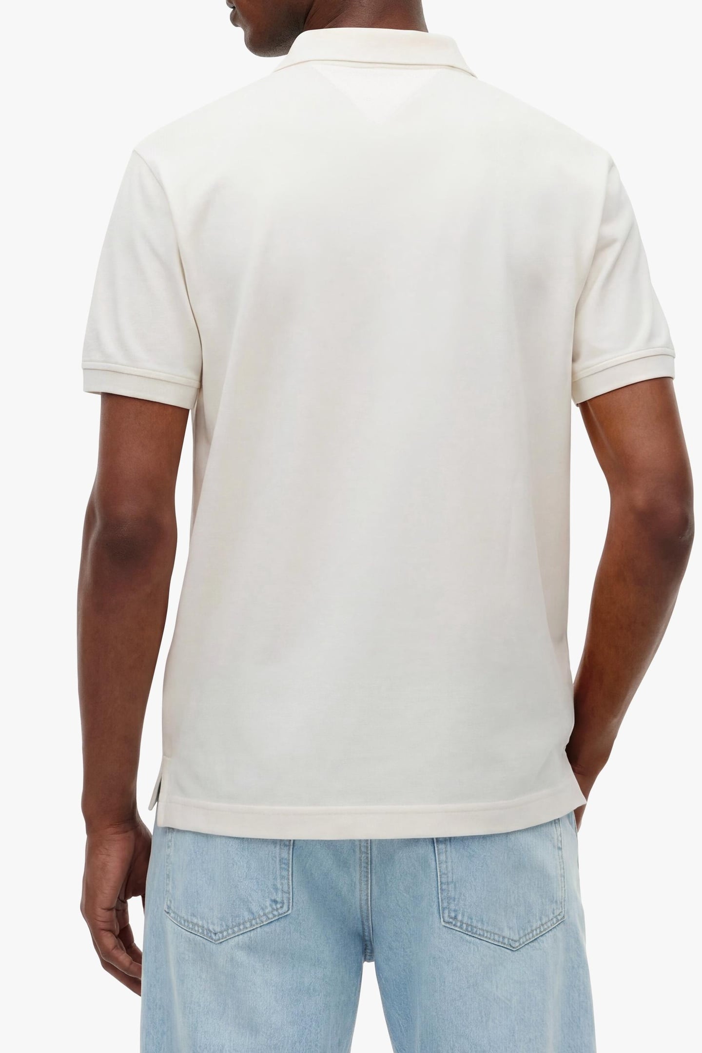 MERC PIQUE ZIP REGULAR POLO IVORY PETAL 3