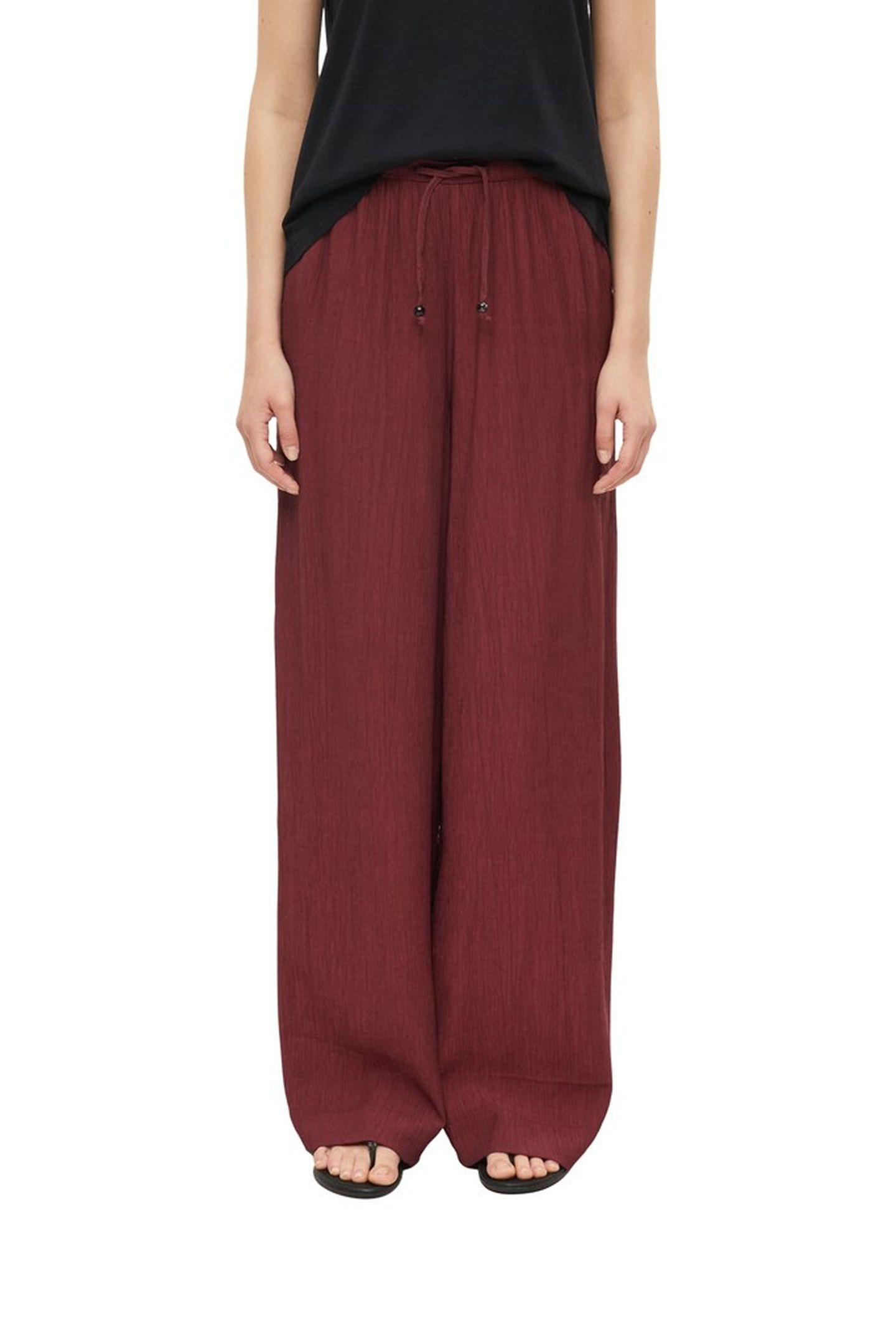 S.OLIVER PANTS BURGUNDY 1