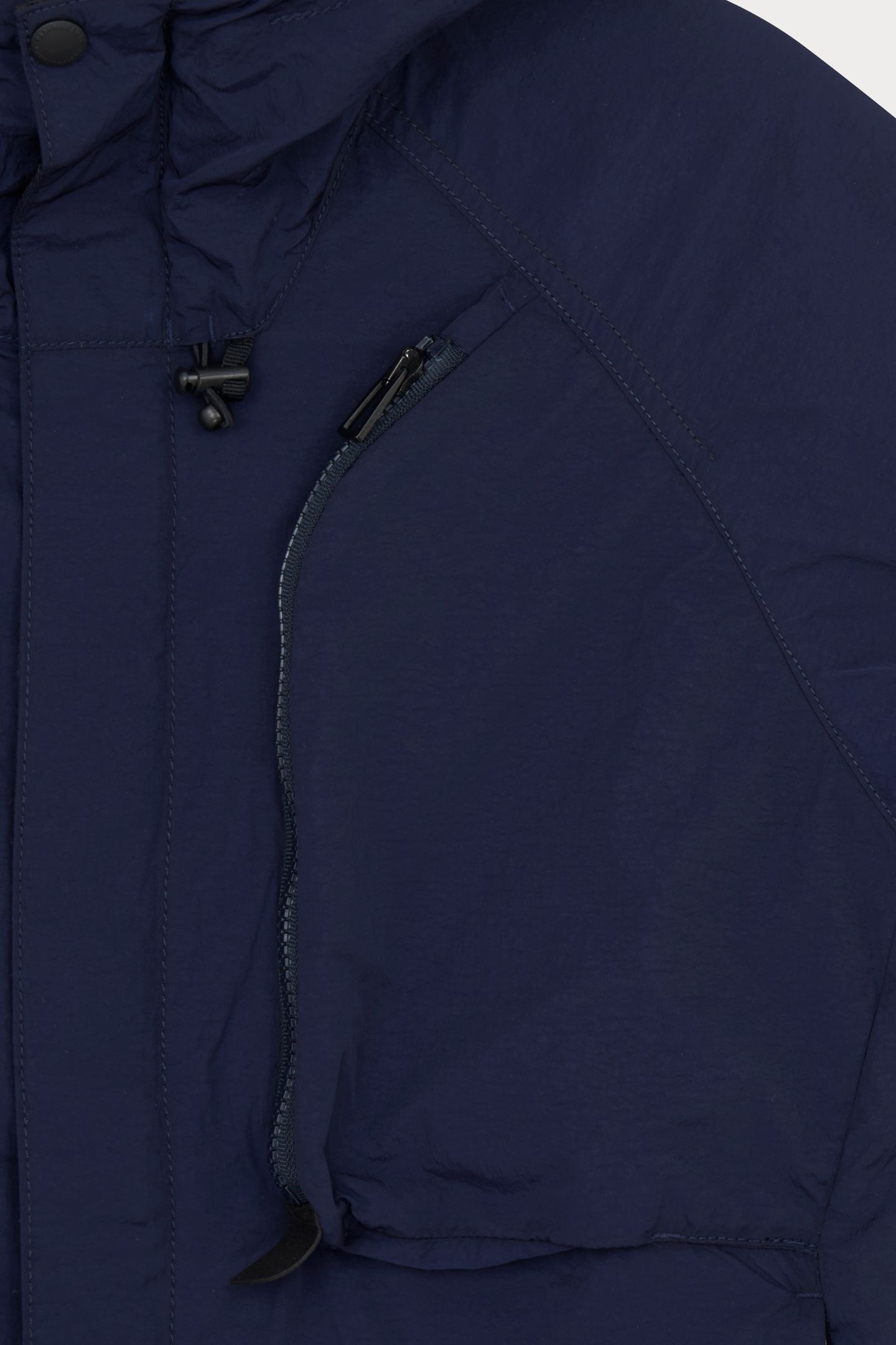 MENS HOODED JACKET VERY DARK NAVY 3