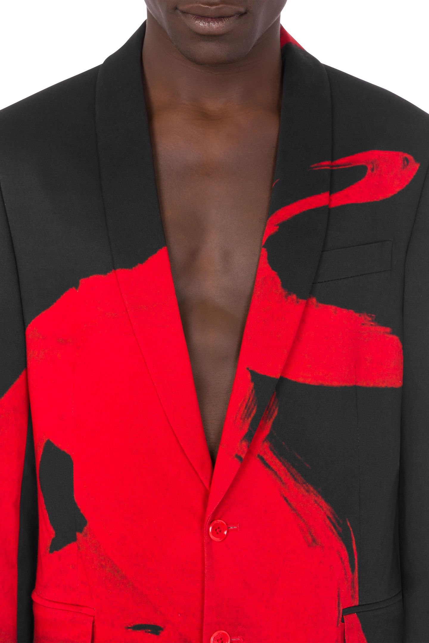 STRETCH GABARDINE JACKET TONY VIRAMONTES ARCHIVE BLACK 4