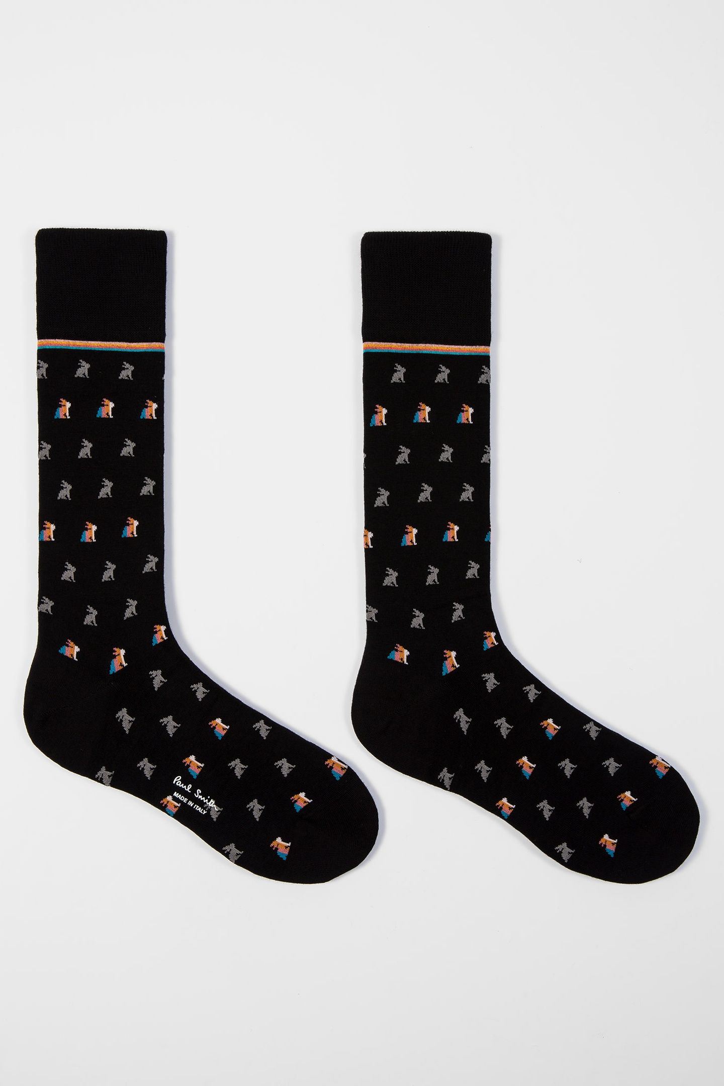 MEN SOCK 3 PACK BLACK BLACK 5