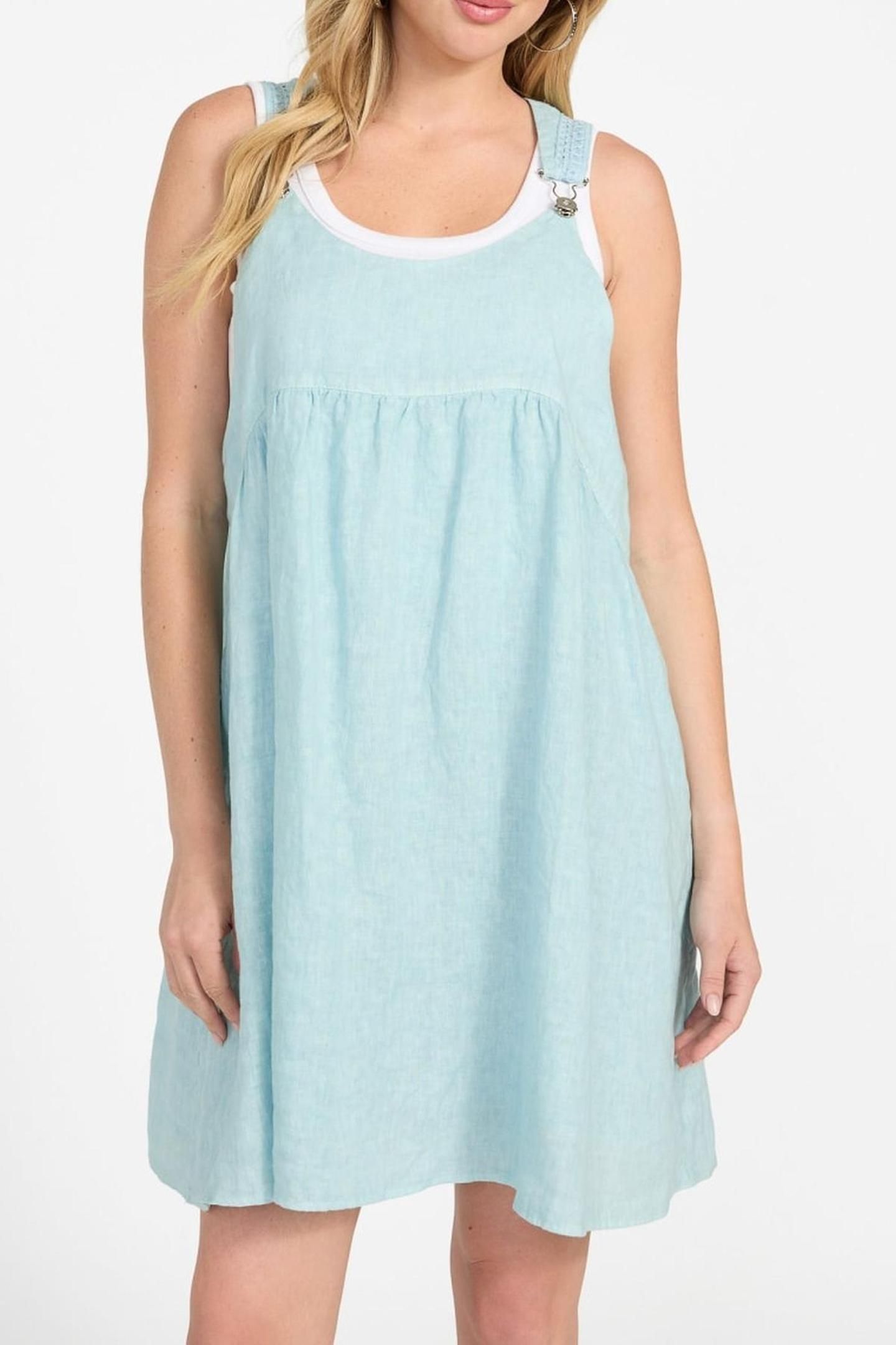 GRETEL SL DRESS SEAFOAM MIST 2