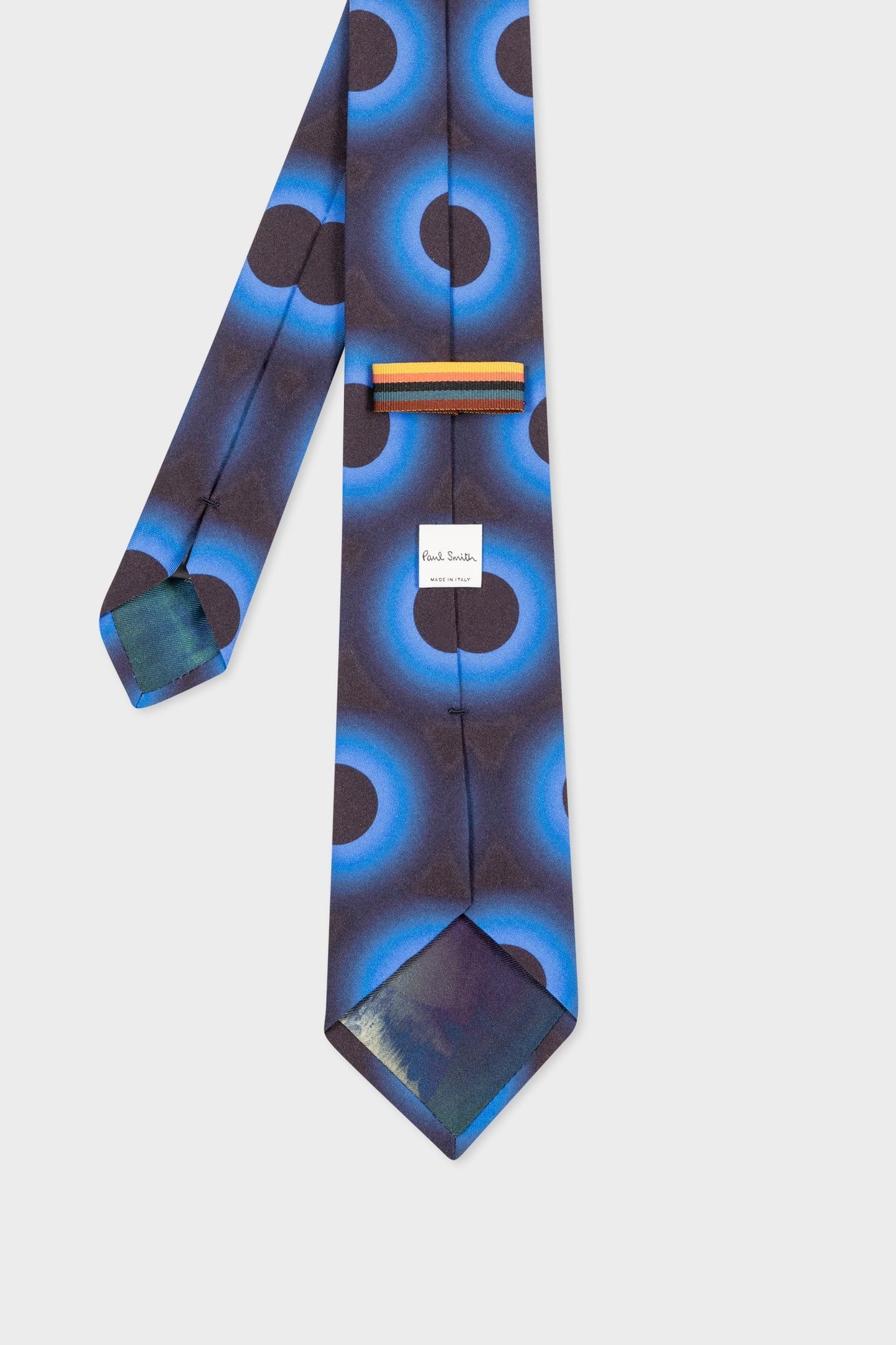 MEN TIE GLOW POLKA VERY DARK NAVY 2