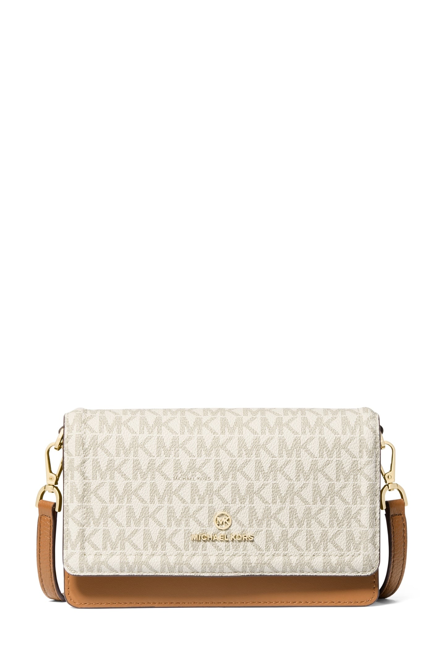 SMALL PHONE CROSSBODY VANILLA/ACORN 1