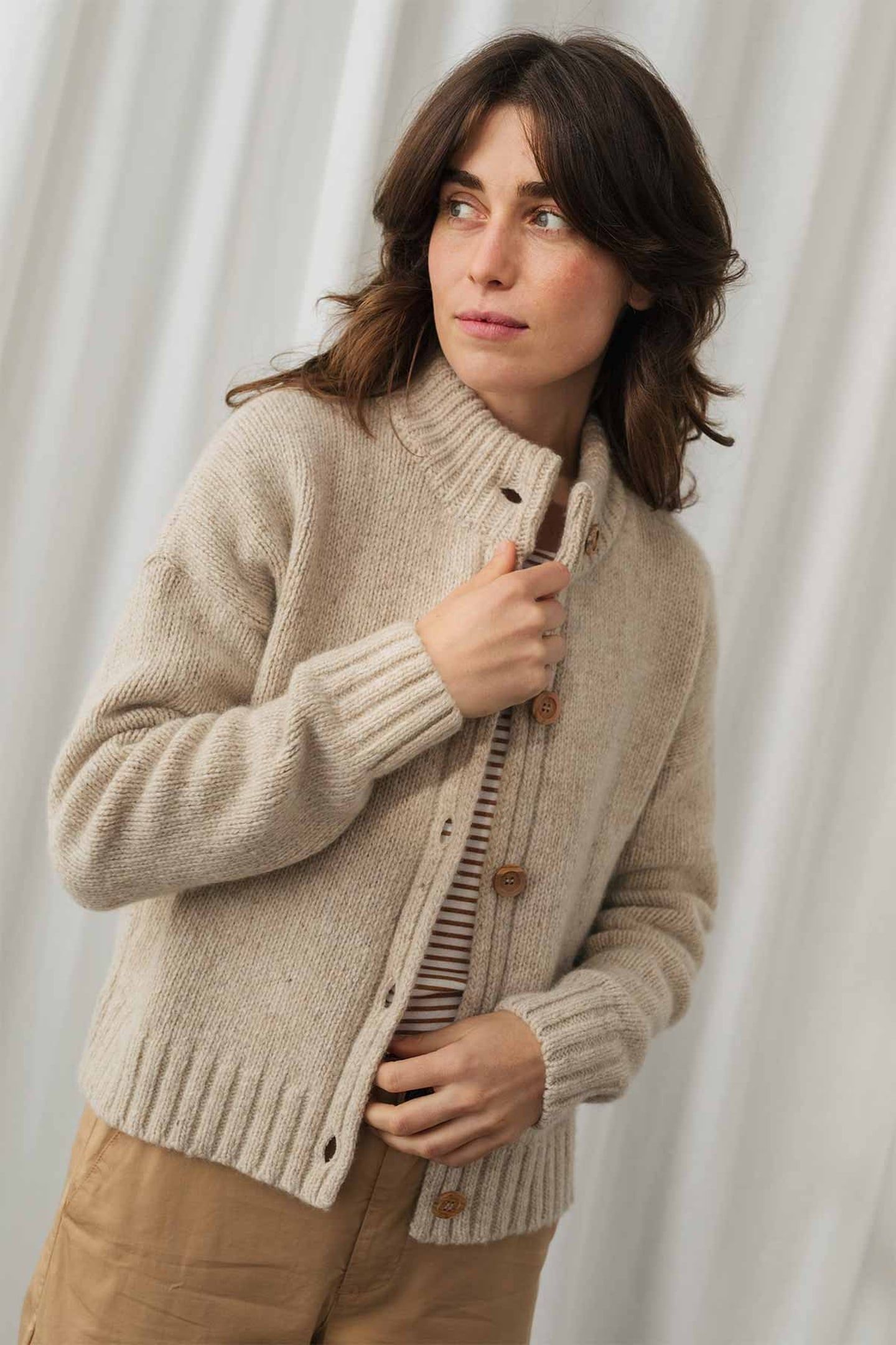 BANGOR KNIT BEIGE 1
