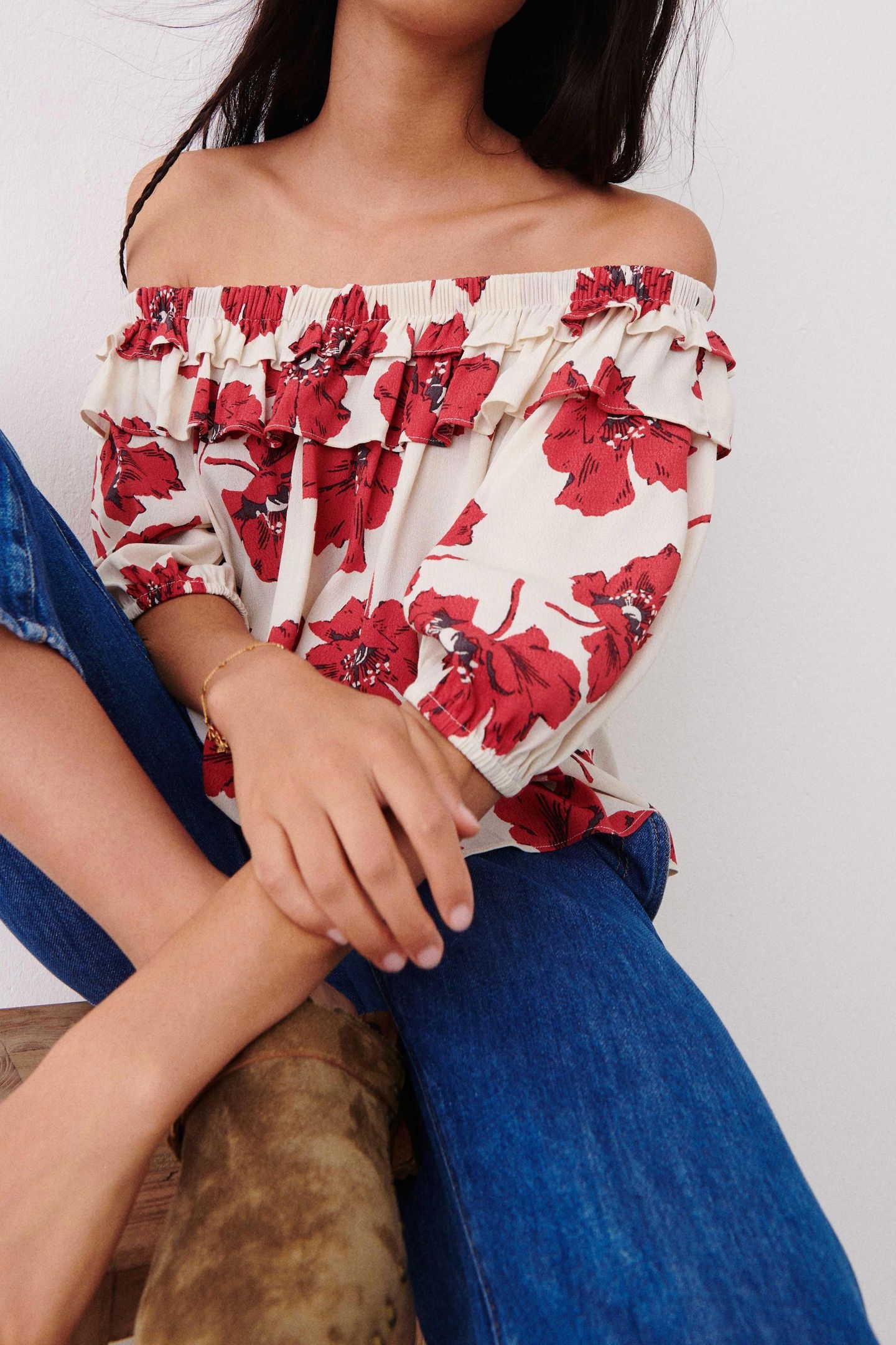 SHORT SLEEVES TOP ROUGE 3