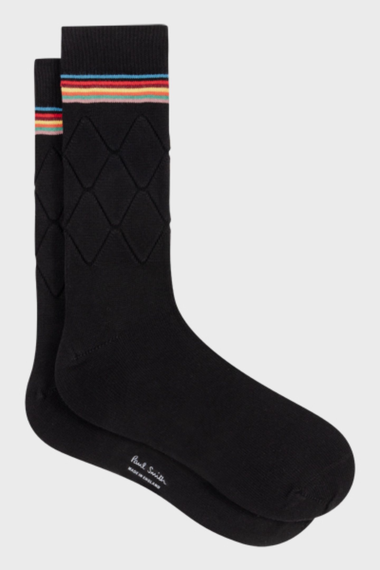 MEN SOCK FREDDIE ARGYLE BLACK 4