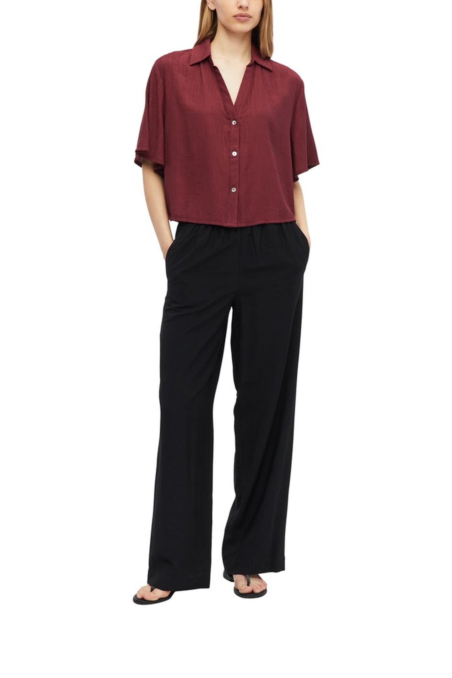 S.OLIVER BLOUSES BURGUNDY 2