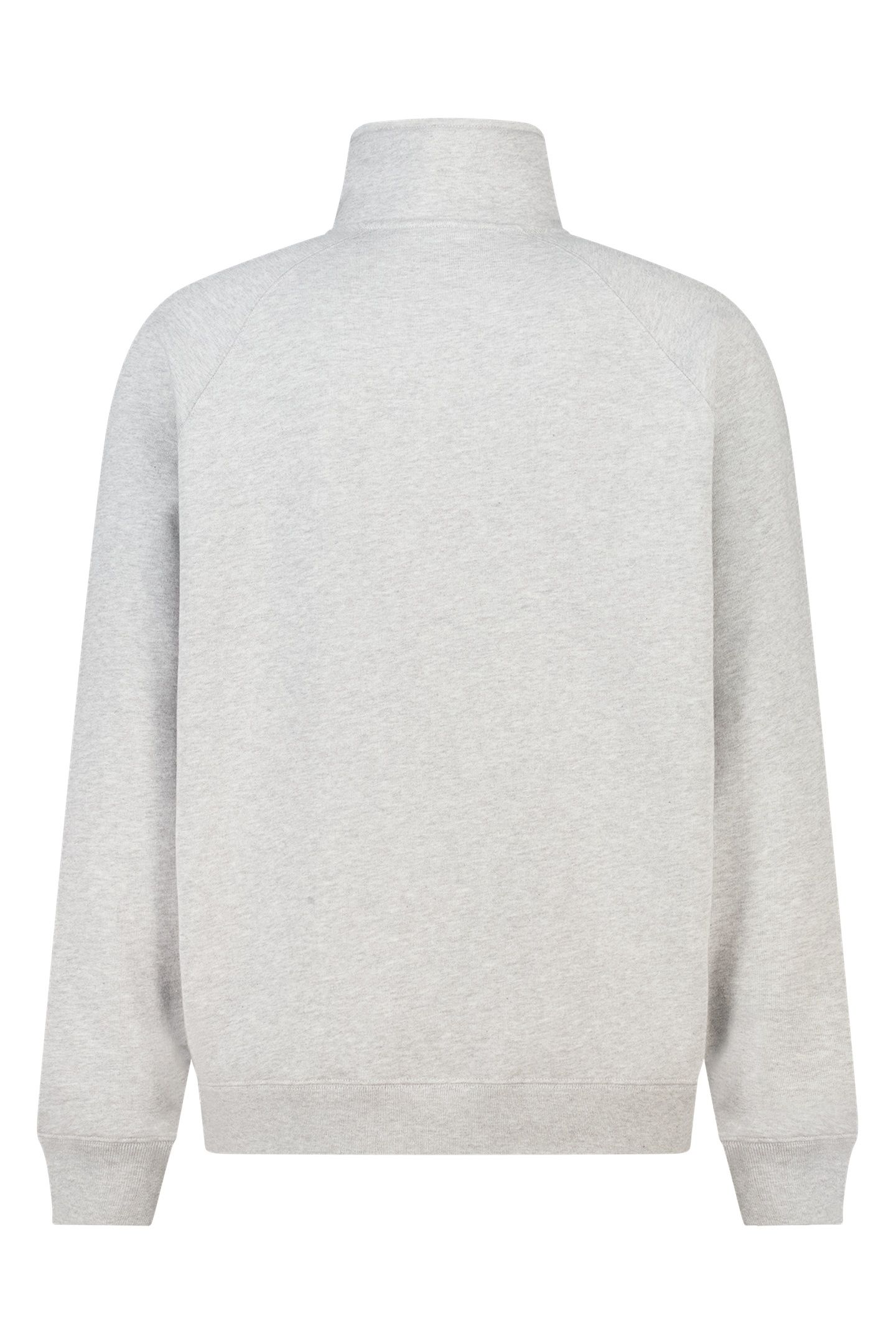 SIDNEY HALF ZIP LIGHT GREY MELANGE 4