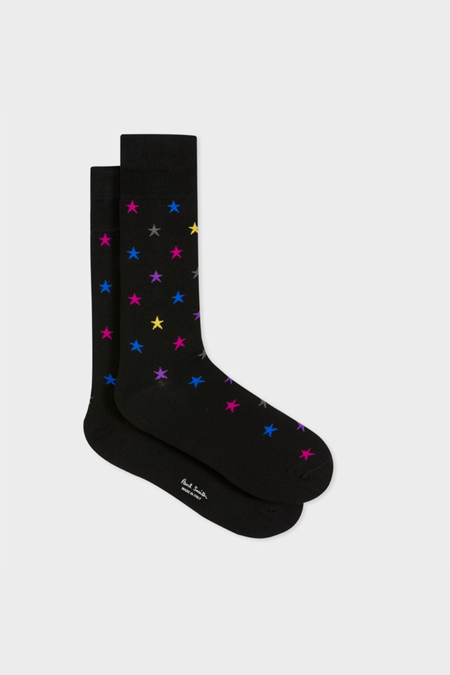 MEN SOCK STAR BLACK 2